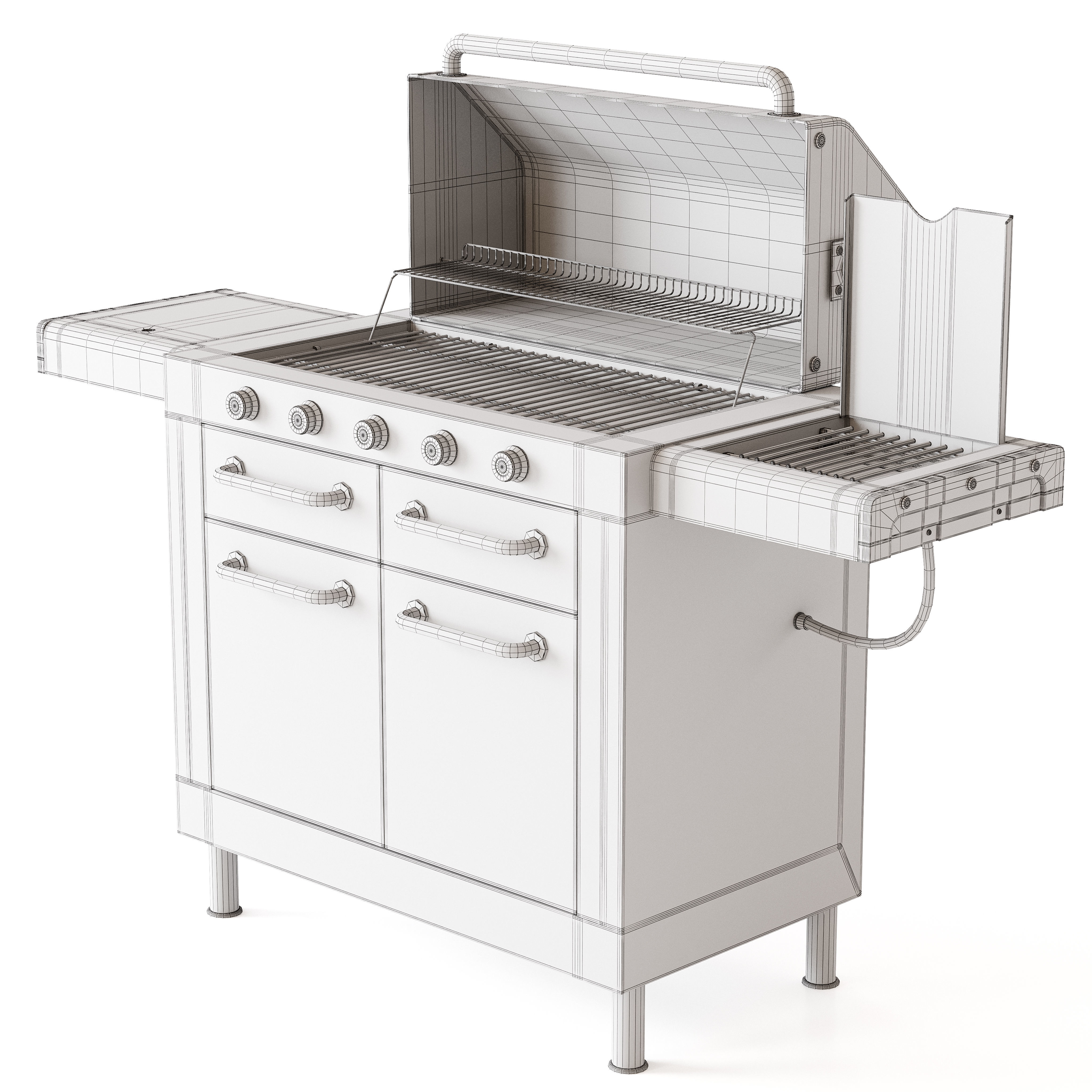 Barbecue 50 3D model_4