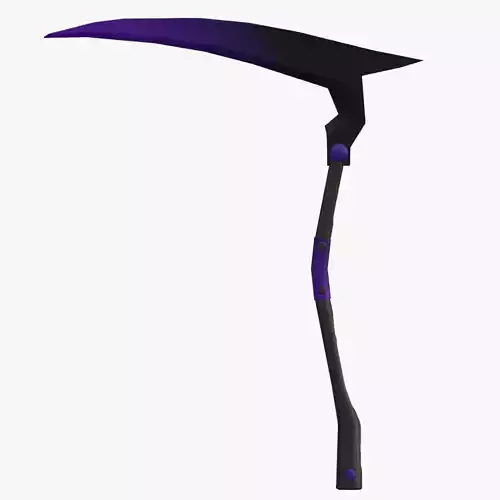 FUTURISTIC CYBERPUNK SICKLE Low-poly 3D model