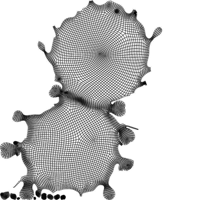 Milk Splash liquid 14 3D model_6