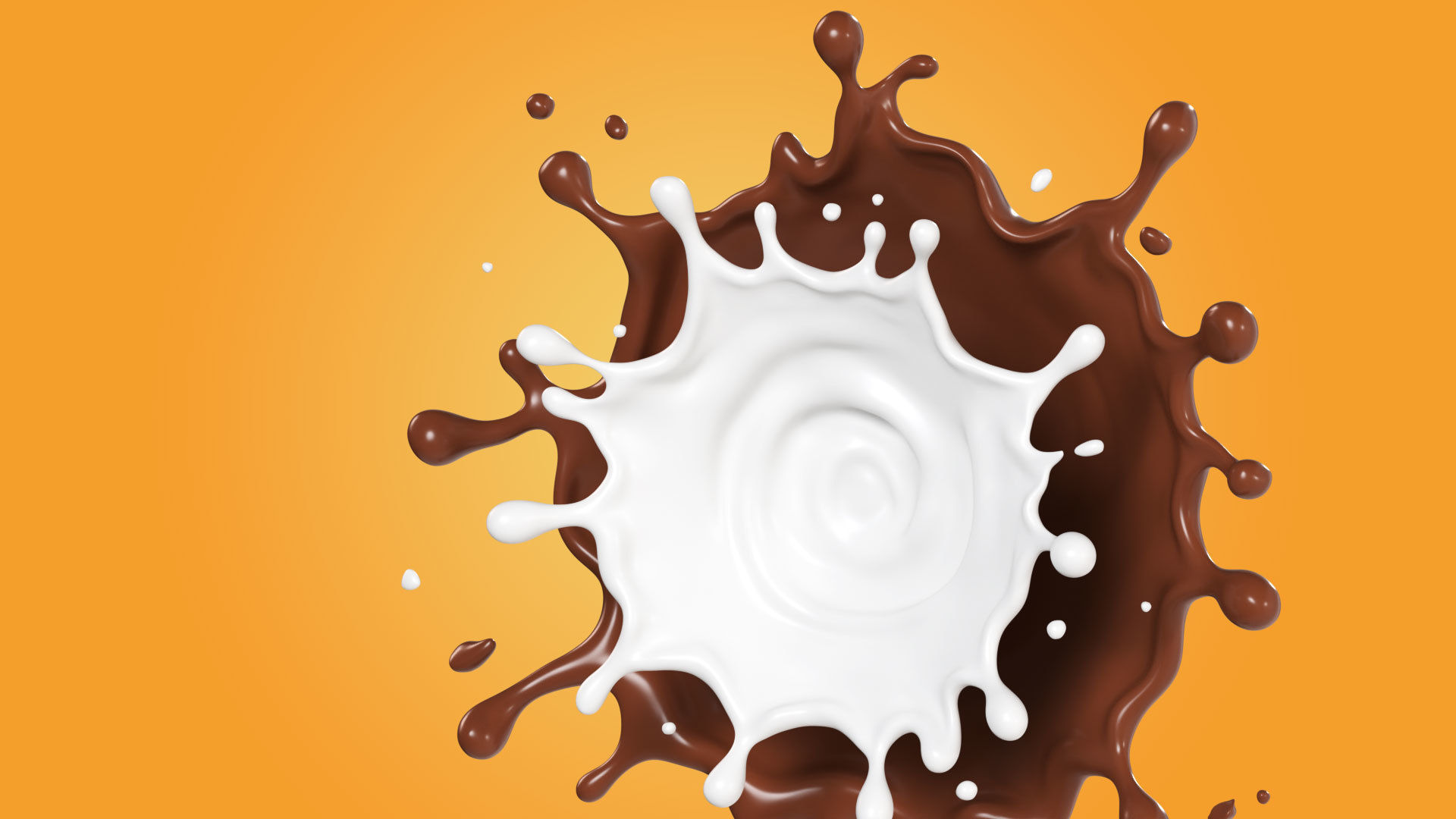 Milk Splash liquid 14 3D model_2