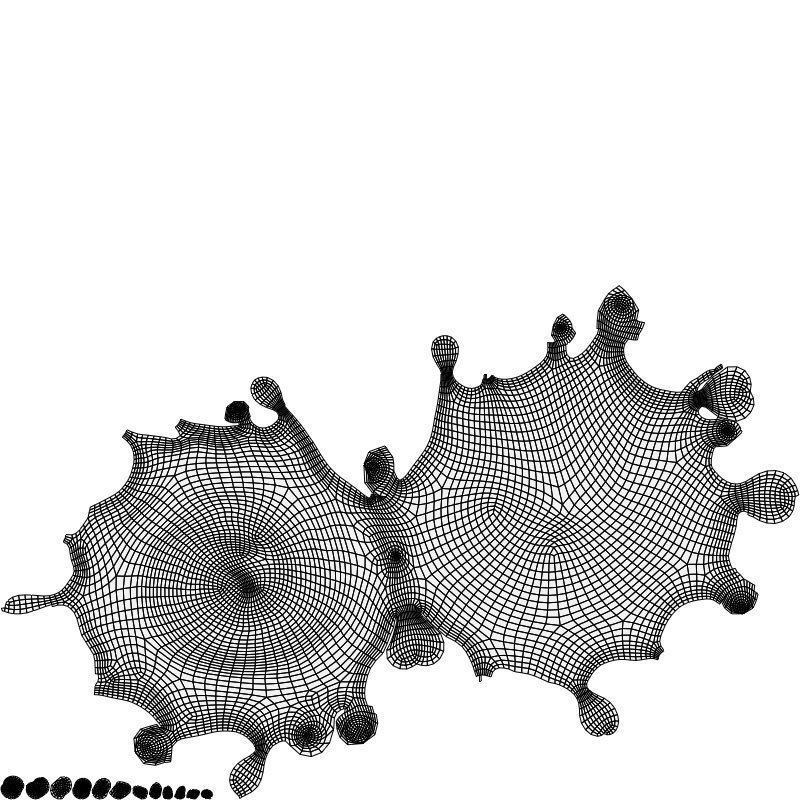 Milk Splash liquid 14 3D model_7