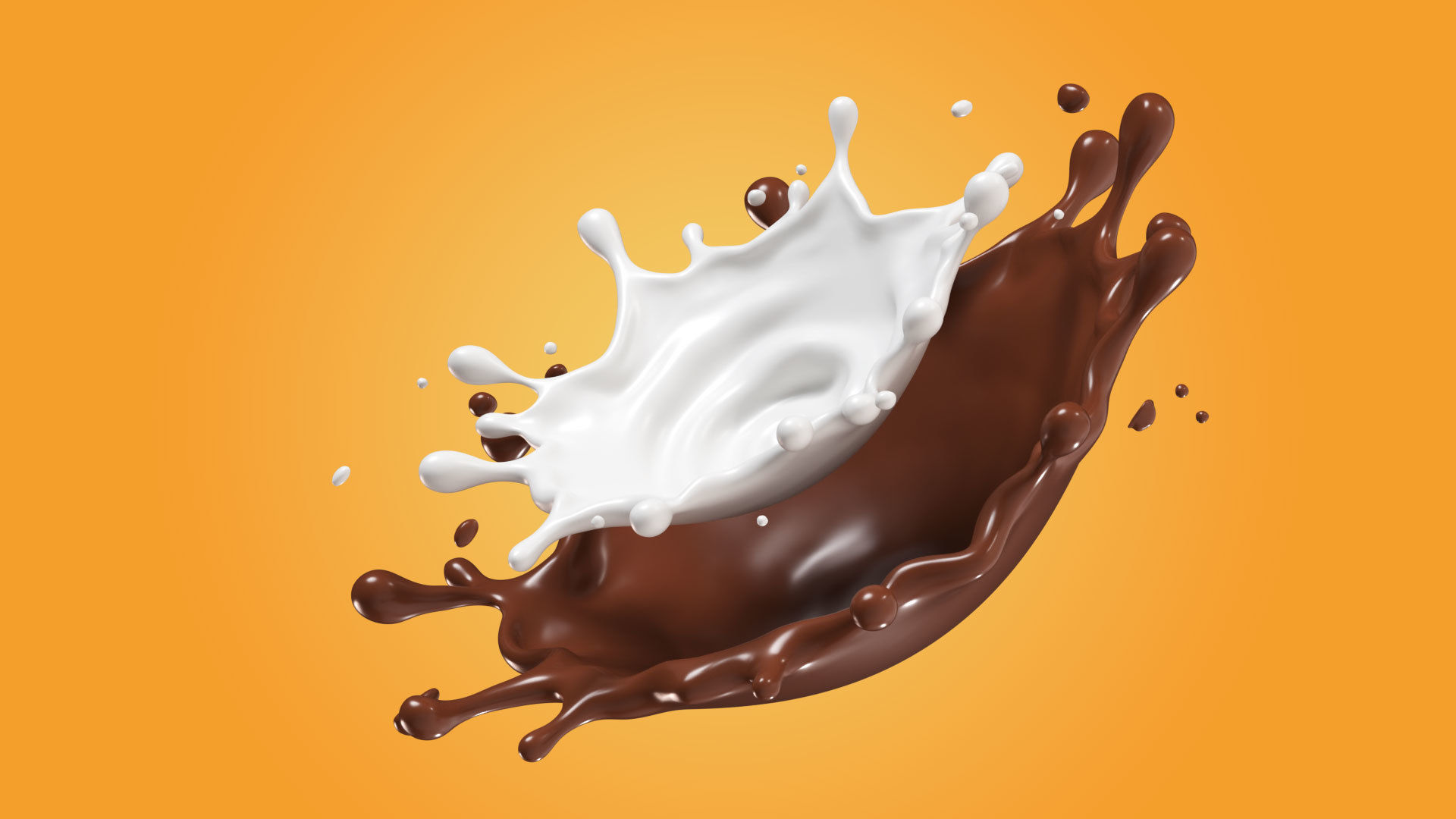 Milk Splash liquid 14 3D model_4