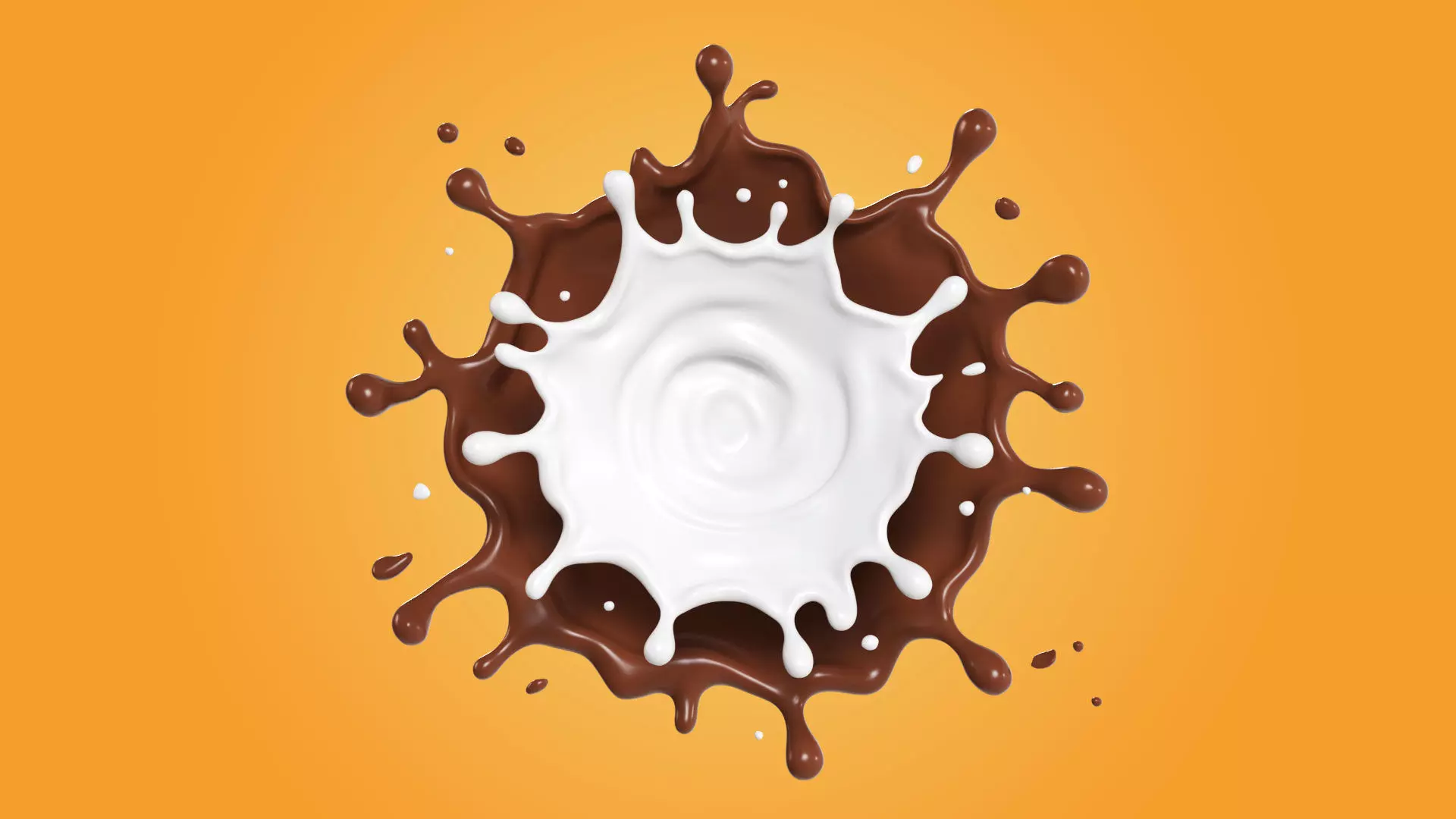 Milk Splash liquid 14 3D model_0