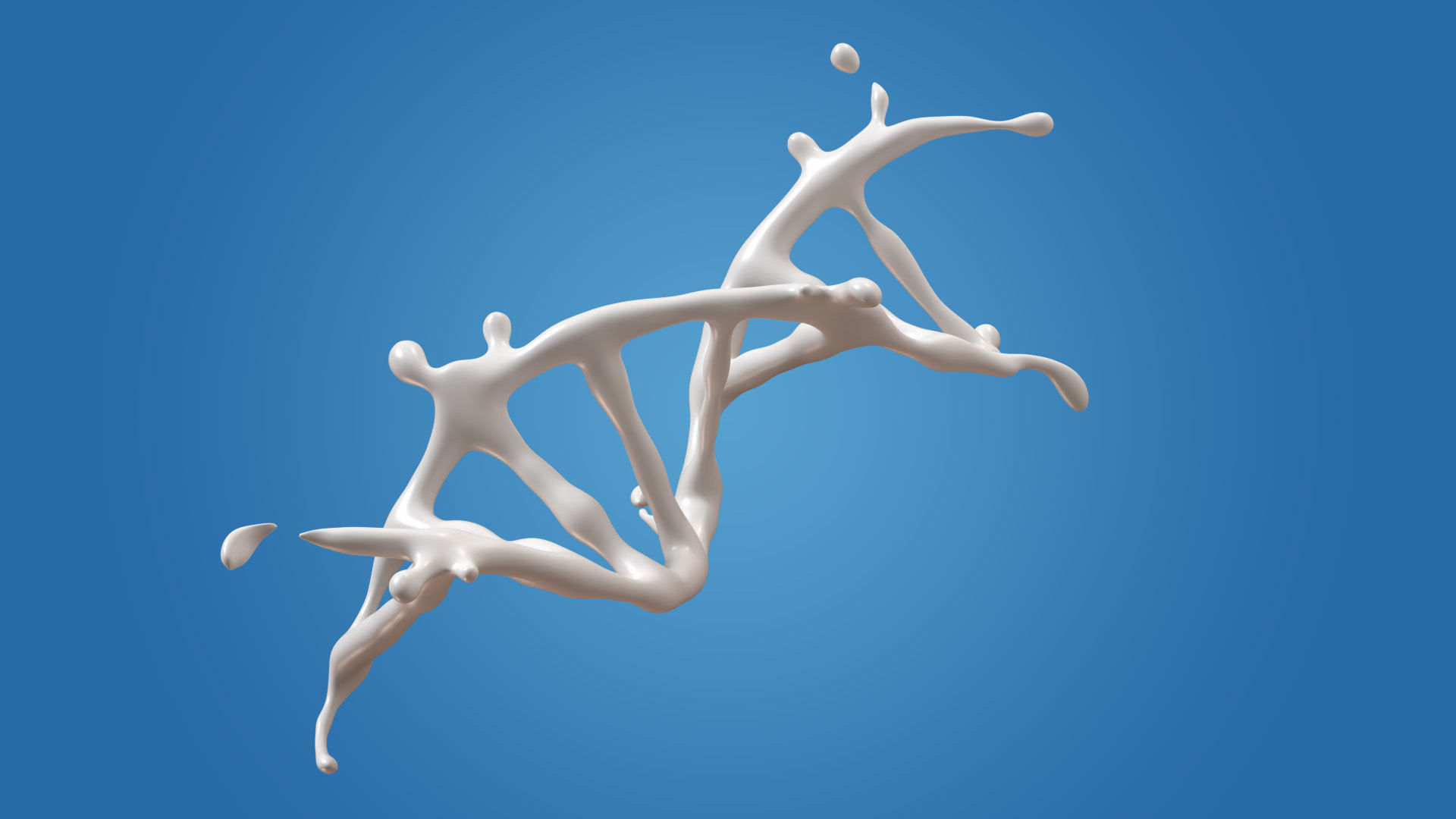 Milk Splash liquid 16 3D model_3