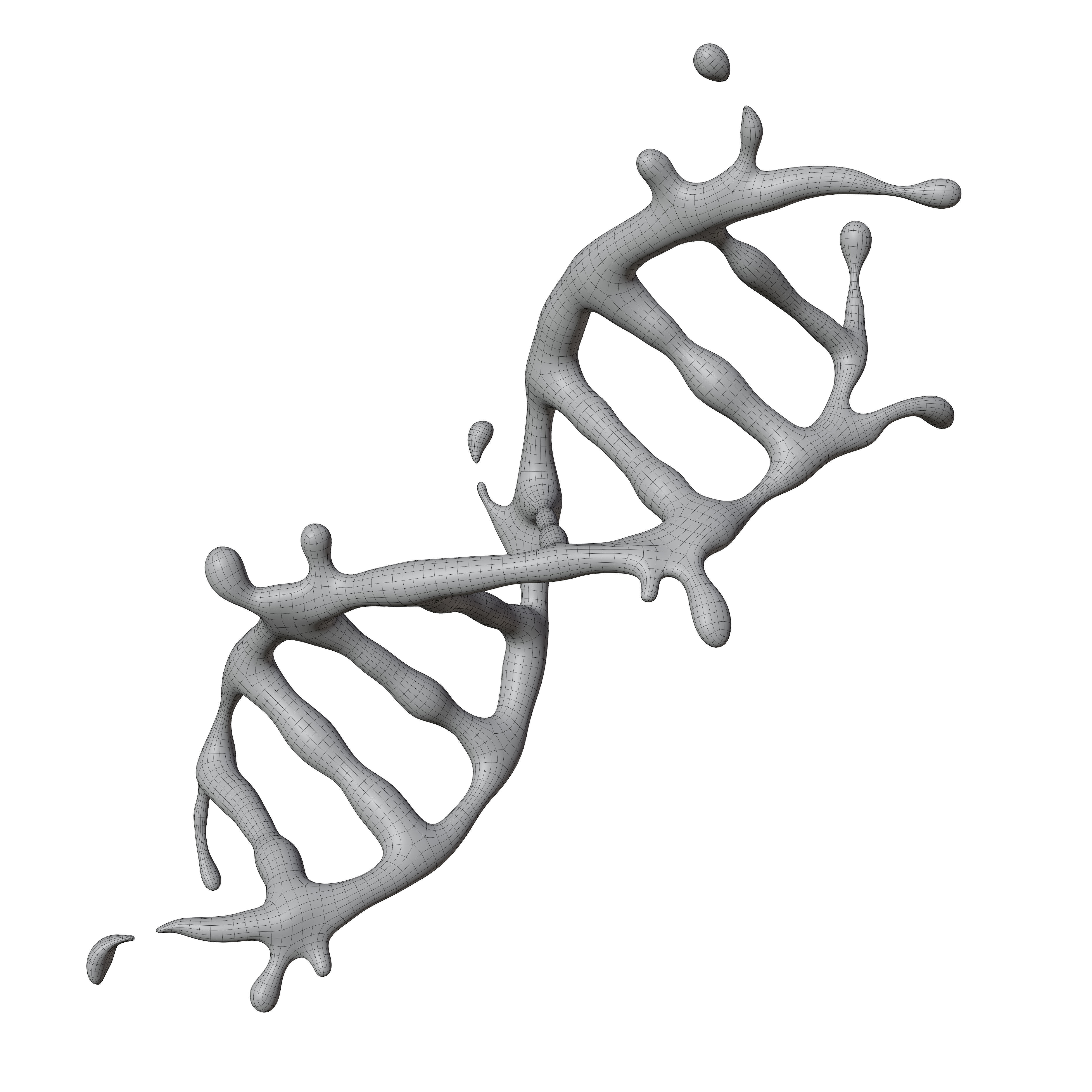 Milk Splash liquid 16 3D model_5