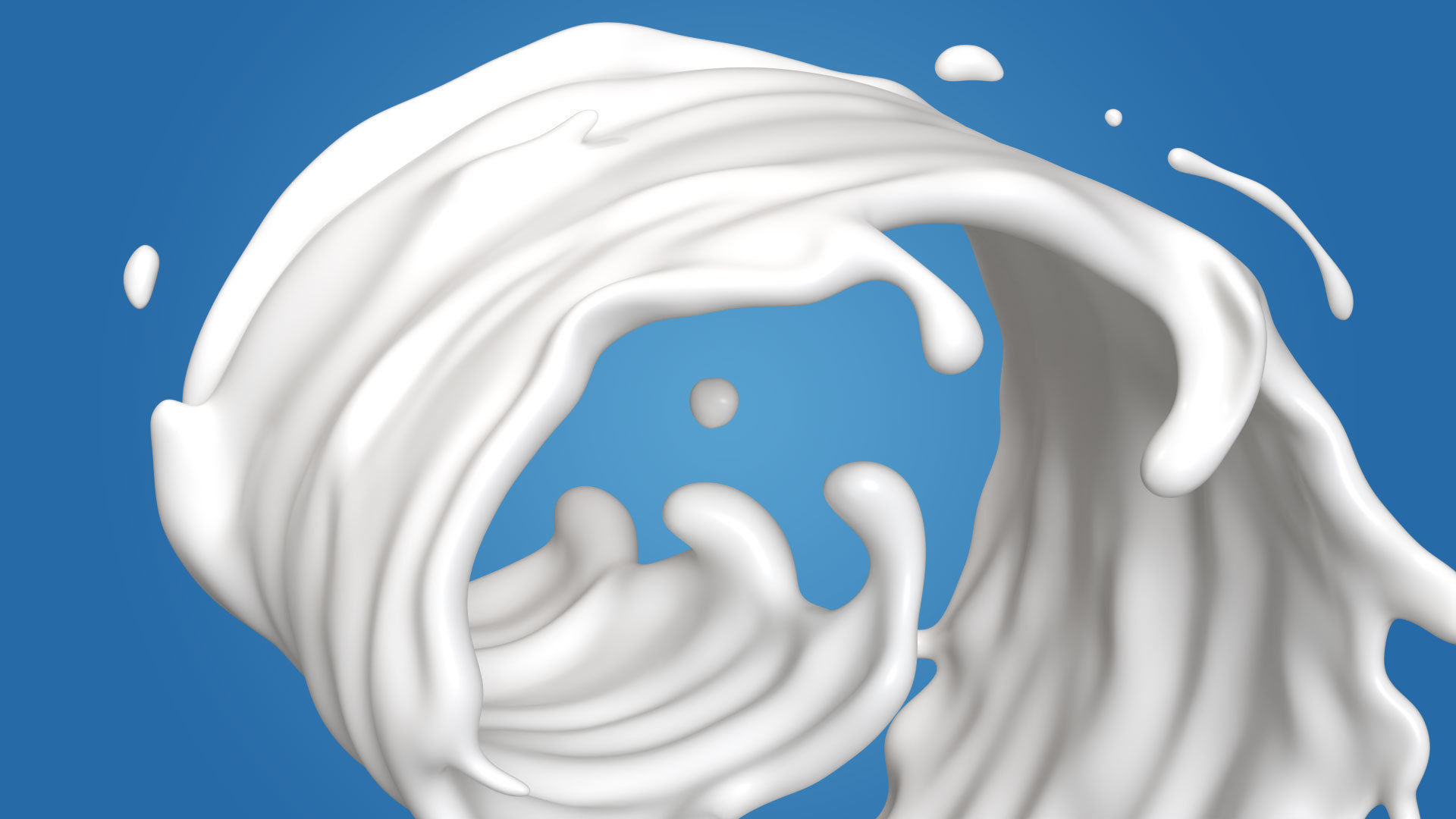 Milk Splash liquid 17 3D model_3