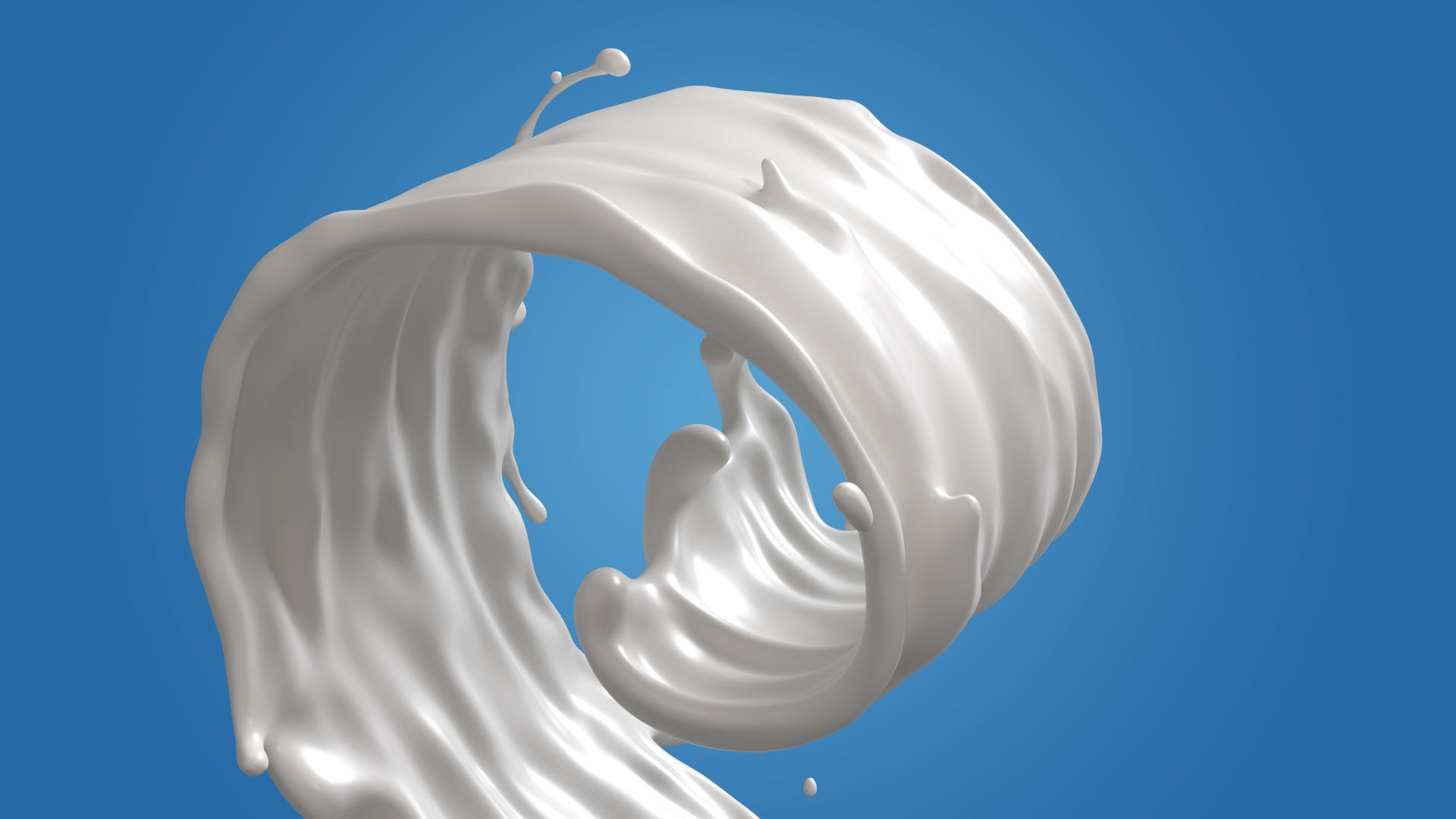 Milk Splash liquid 17 3D model_4