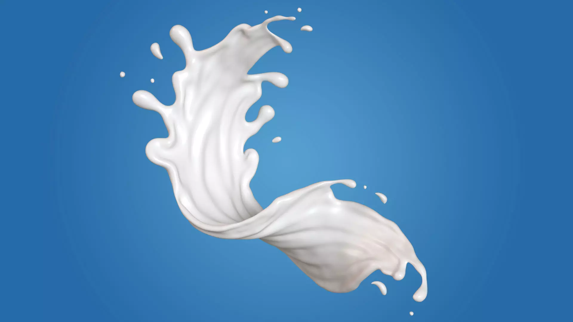 Milk Splash liquid 18 3D model_0