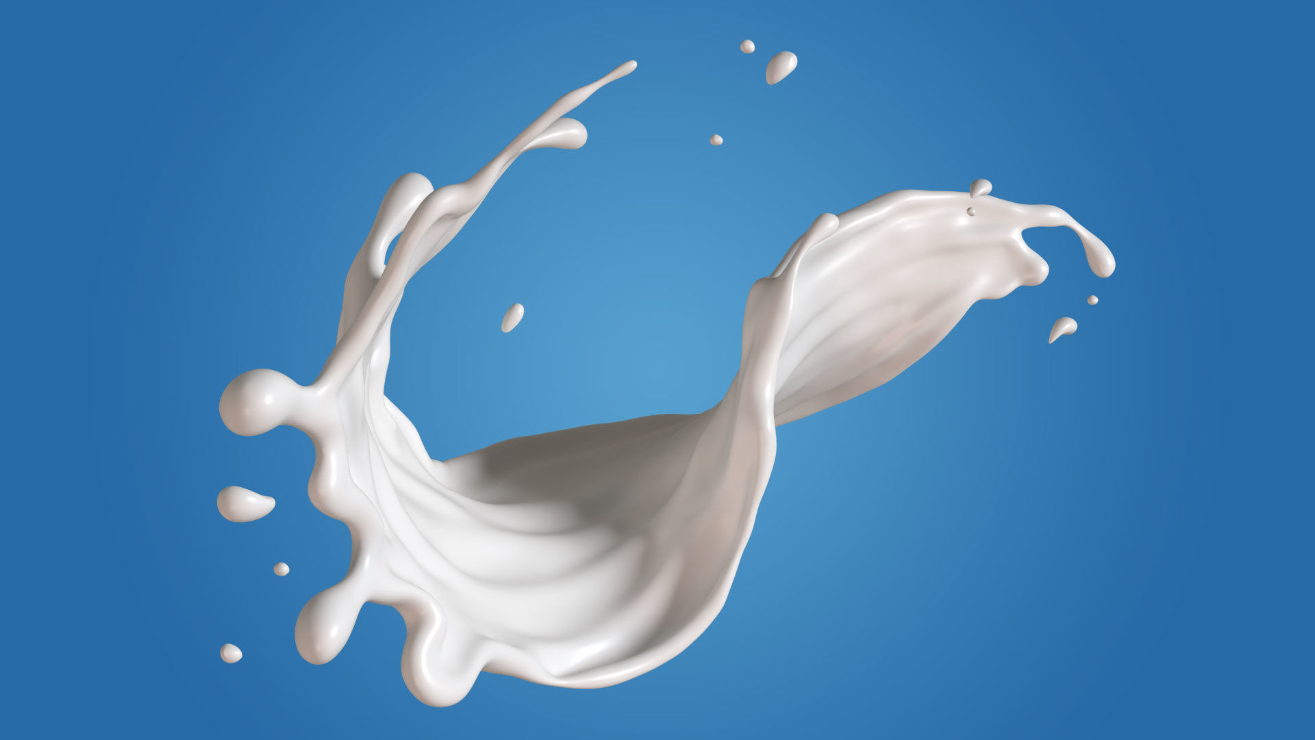 Milk Splash liquid 18 3D model_2