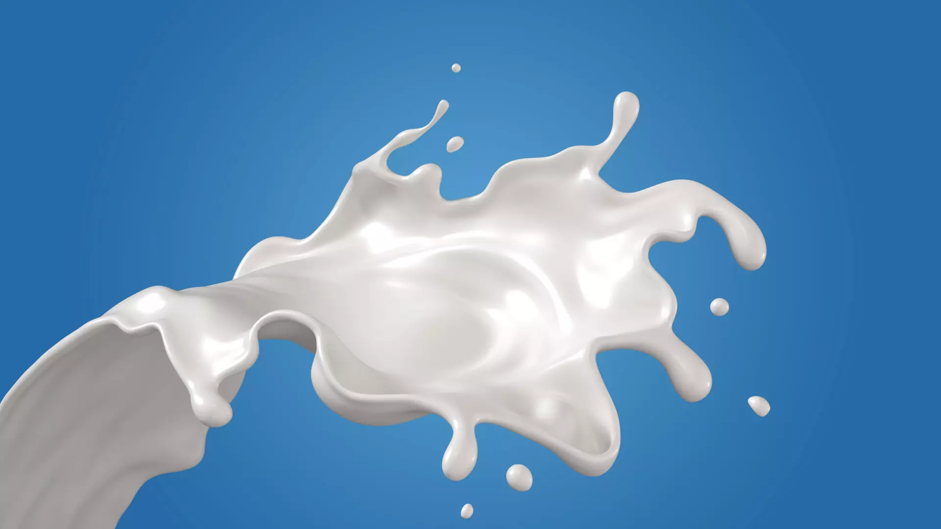 Milk Splash liquid 19 3D model