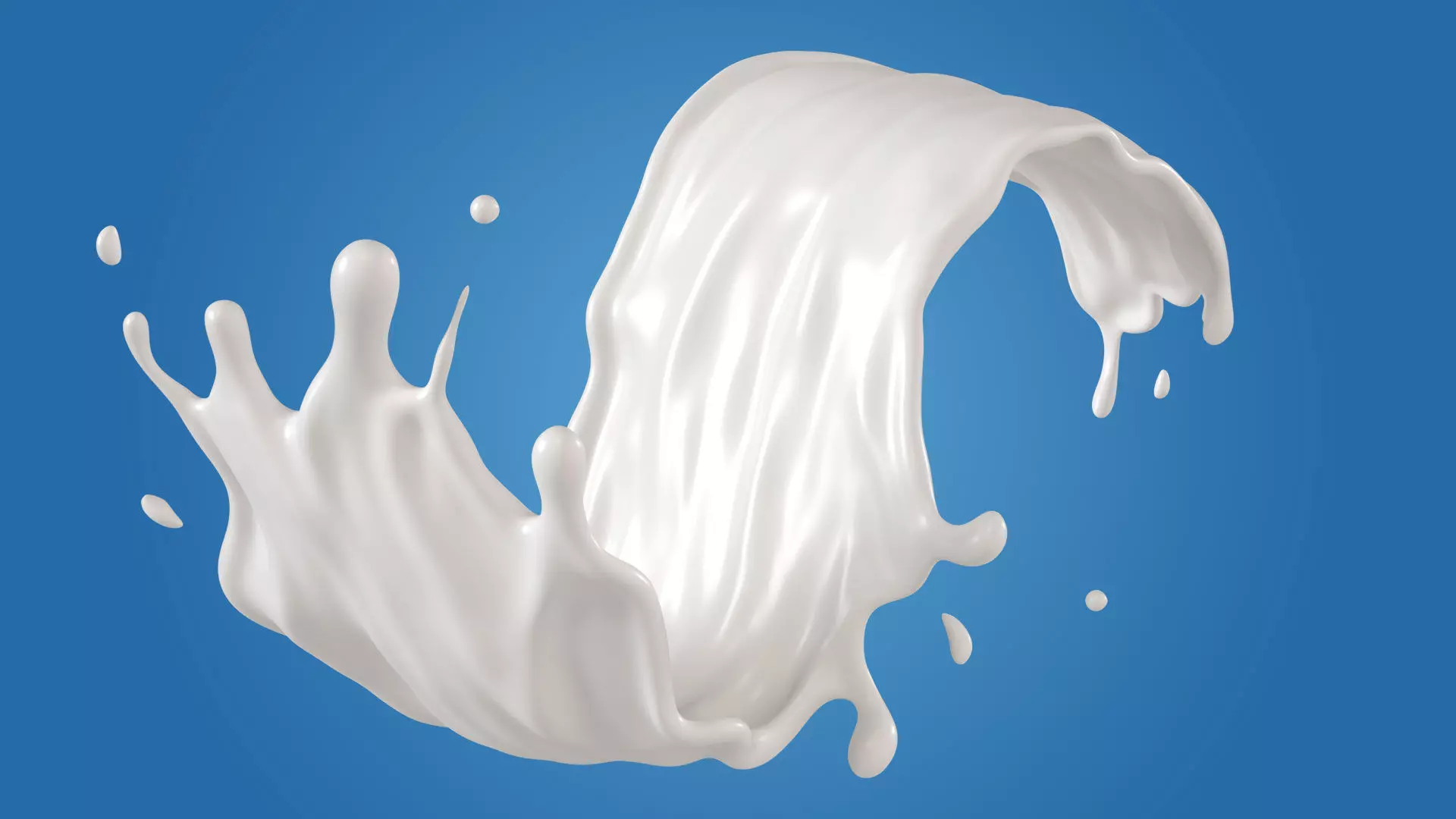 Milk Splash liquid 20 3D model_0