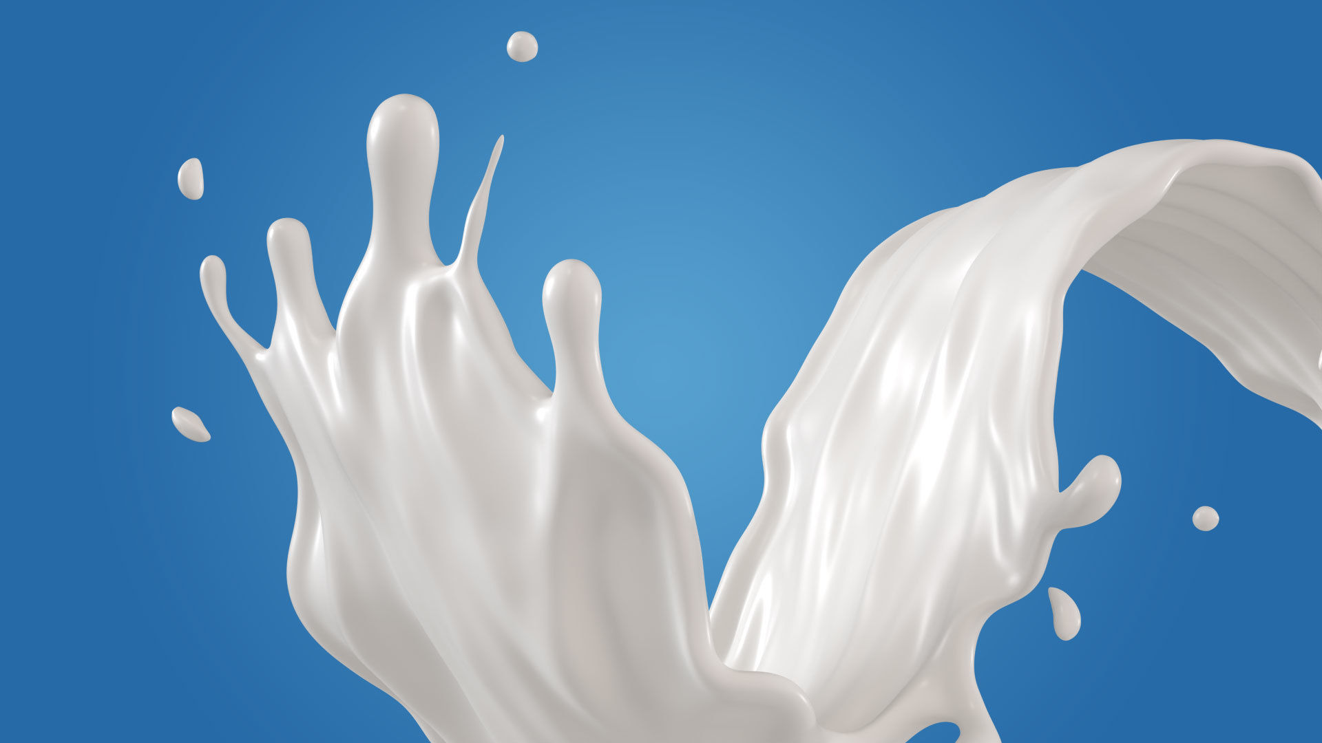 Milk Splash liquid 20 3D model_1