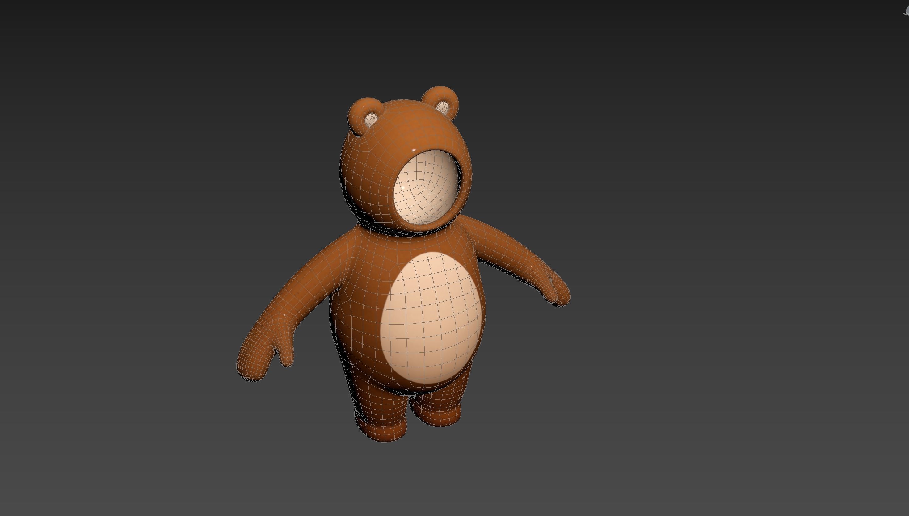 Pack015 Cartoon Suit 3D model_7