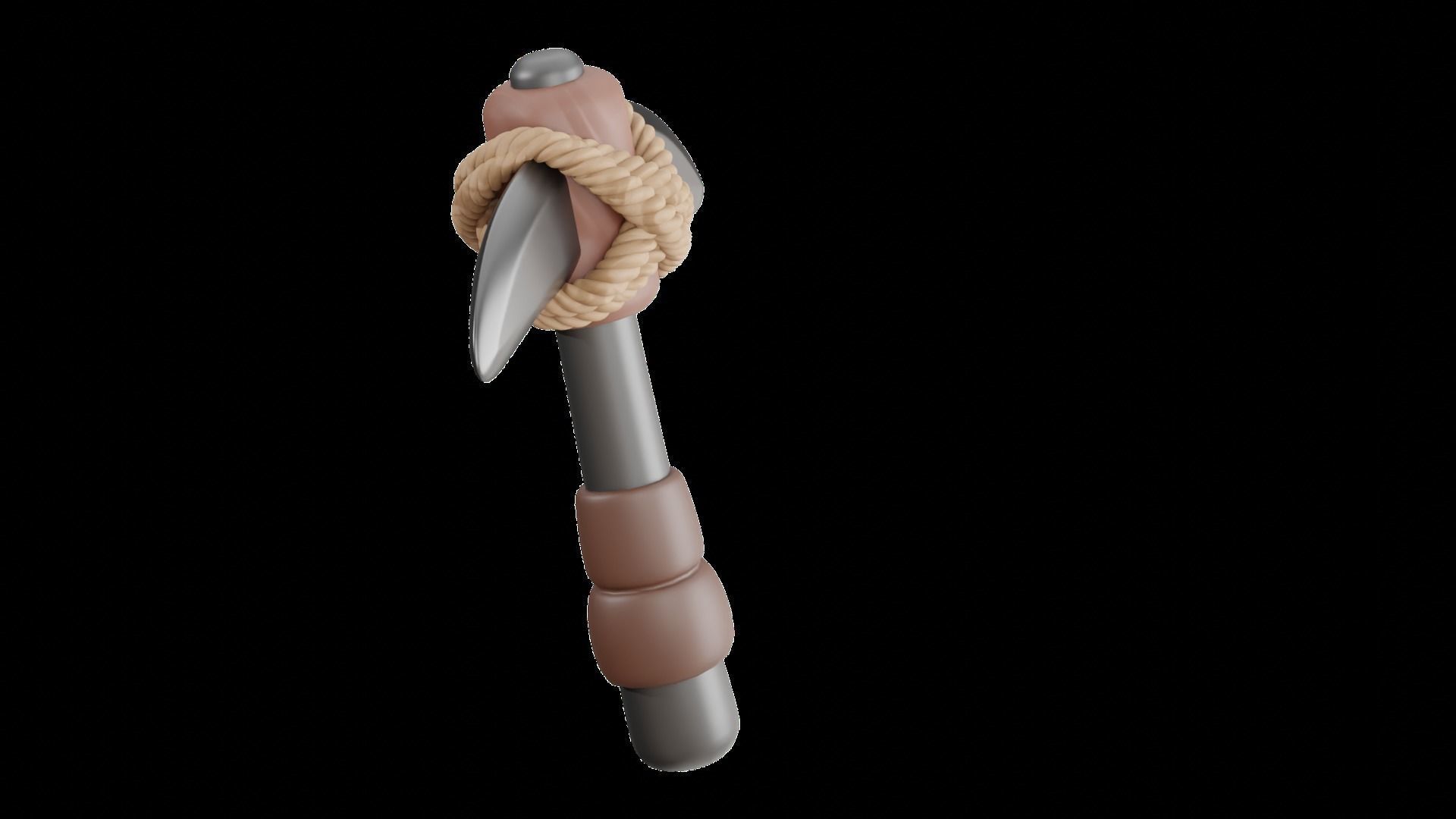 Axe Weapon 3D model_16