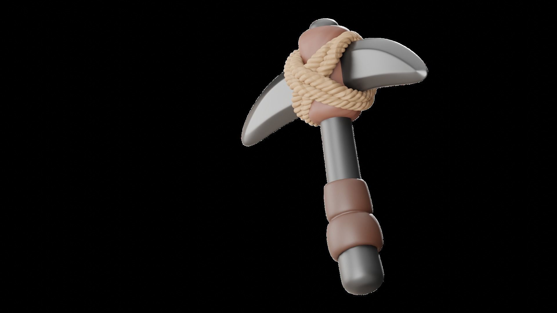 Axe Weapon 3D model_3