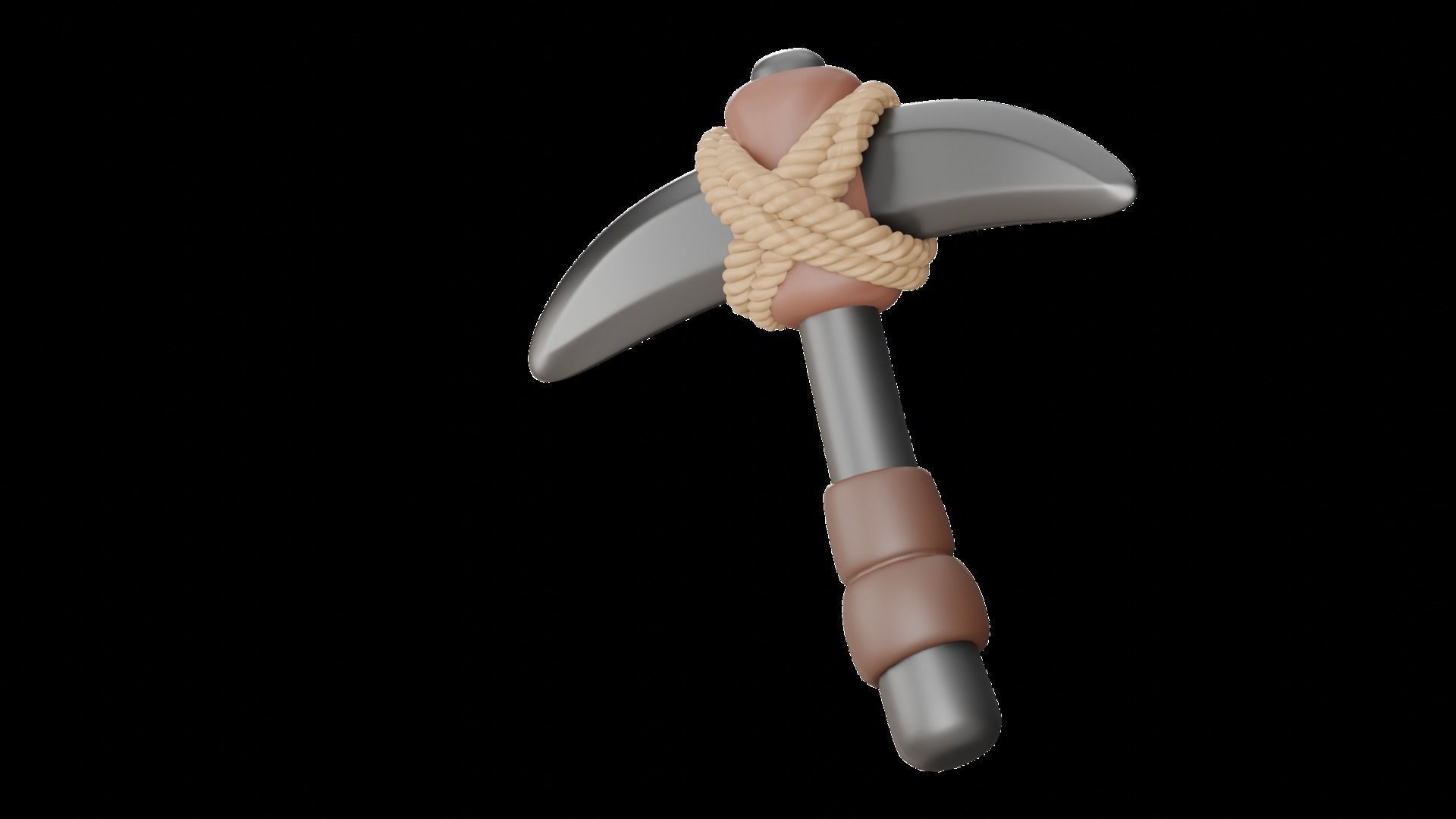 Axe Weapon 3D model_2