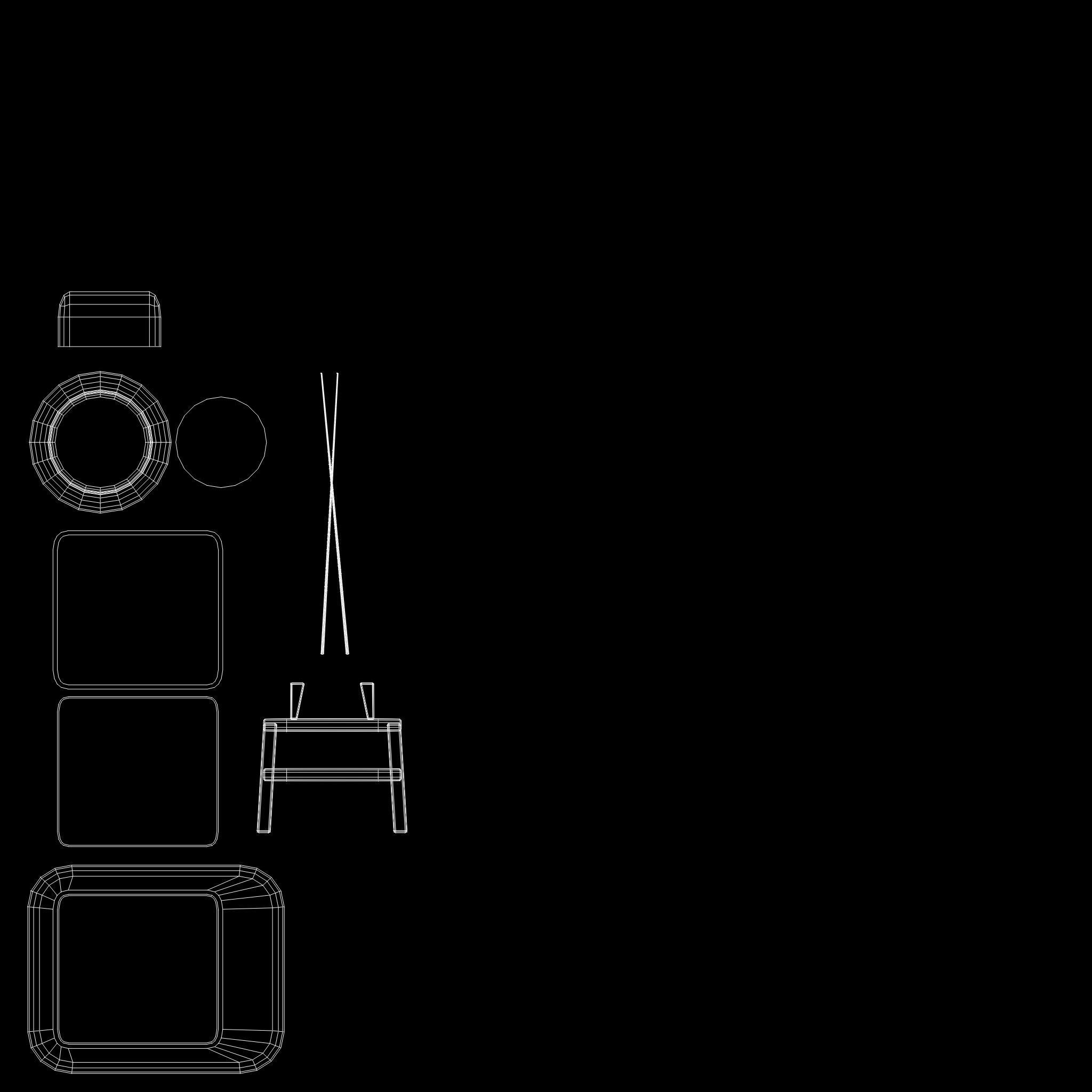 TV Cartoon Low Poly Low-poly 3D model_5