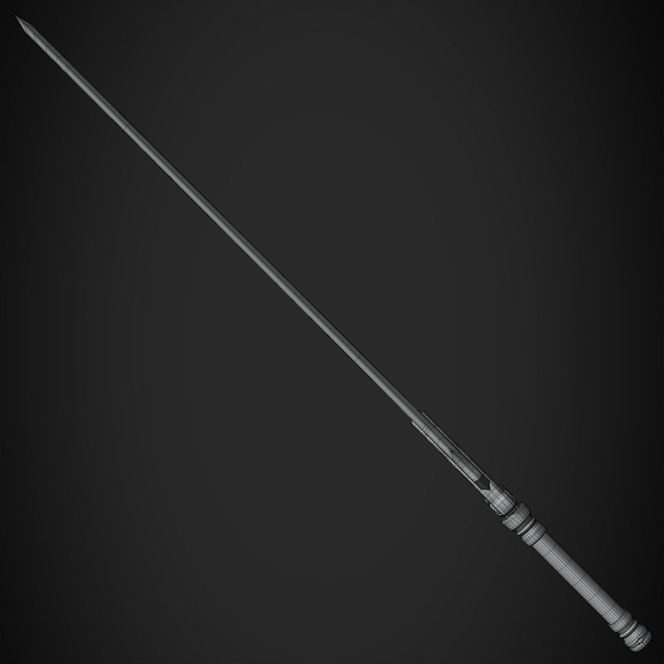 Sword Art Online Kirito Elucidator Sword for Cosplay 3D print model_17