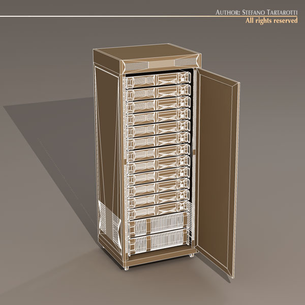 Server rack 3D model_5