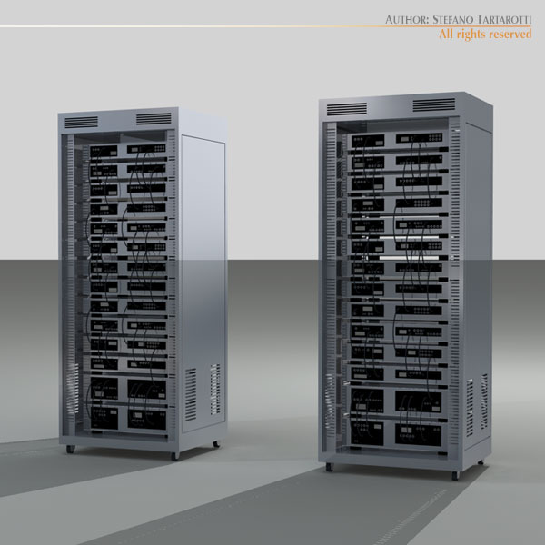 Server rack 3D model_1