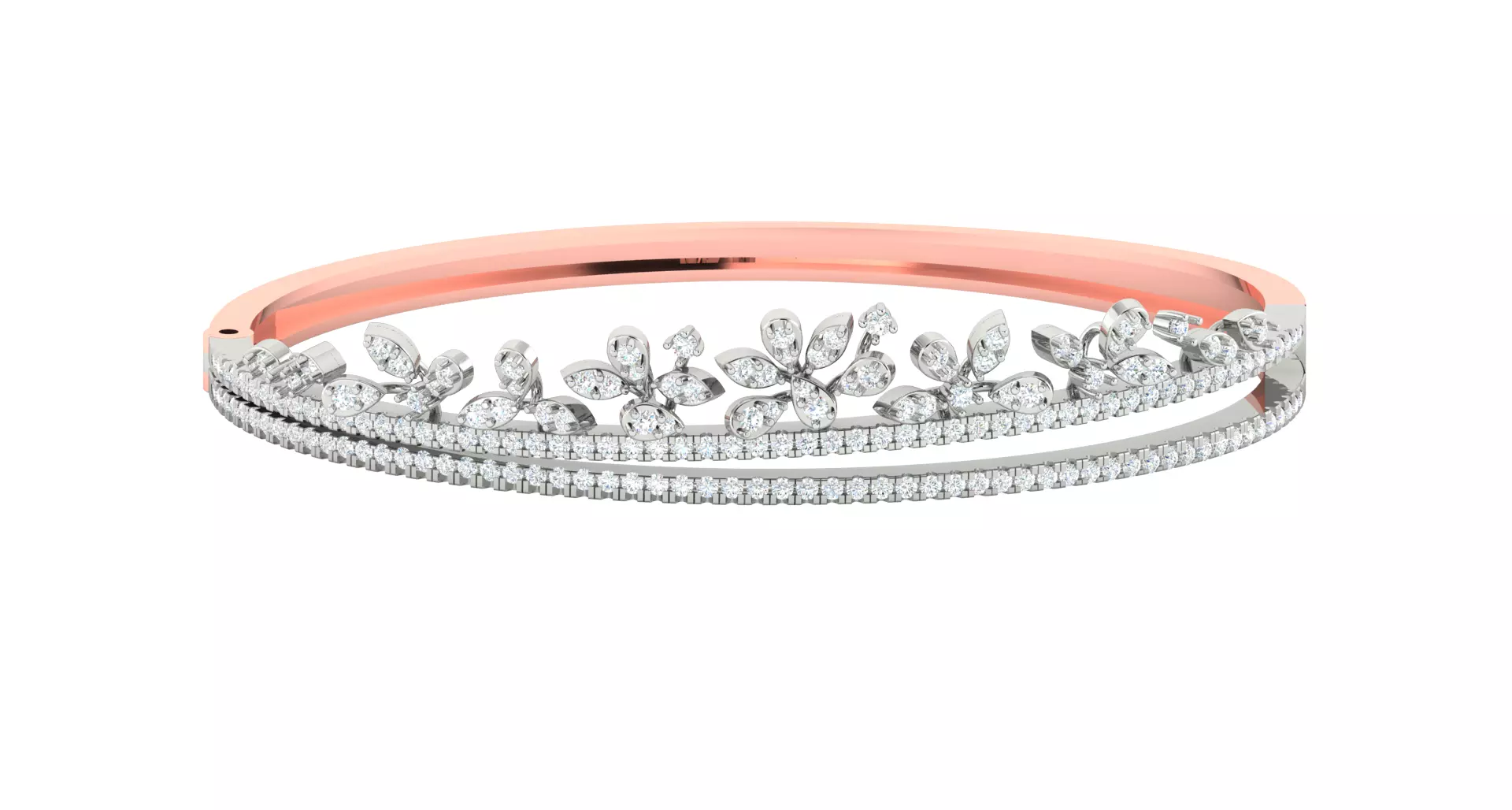 Diamond Bracelet 3D print model_0