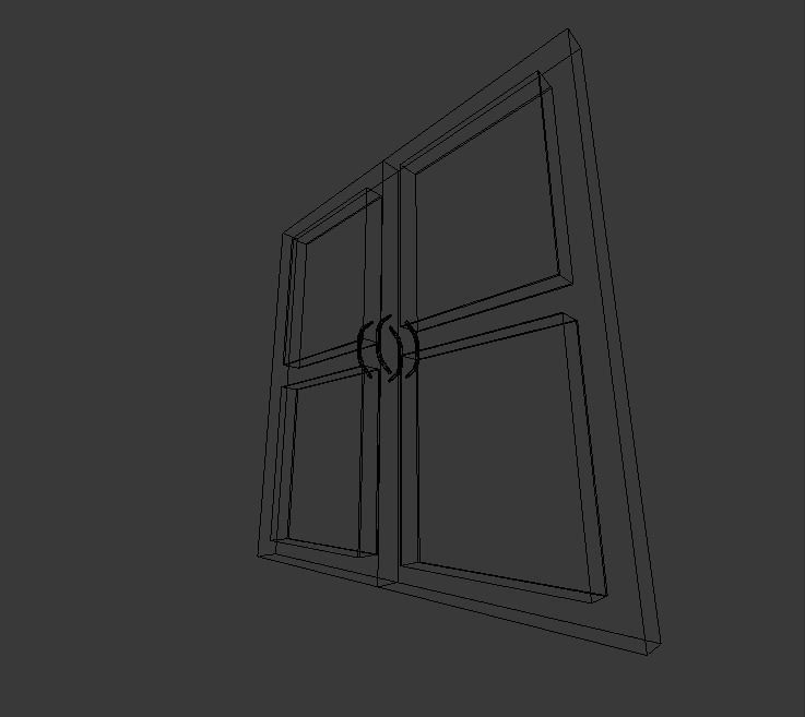 Doors Free low-poly 3D model_5