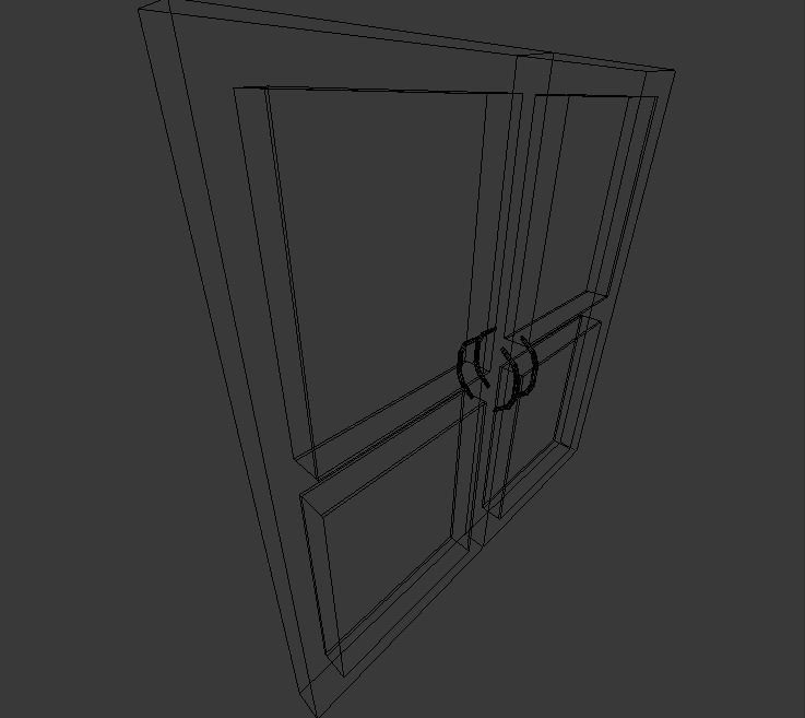 Doors Free low-poly 3D model_8