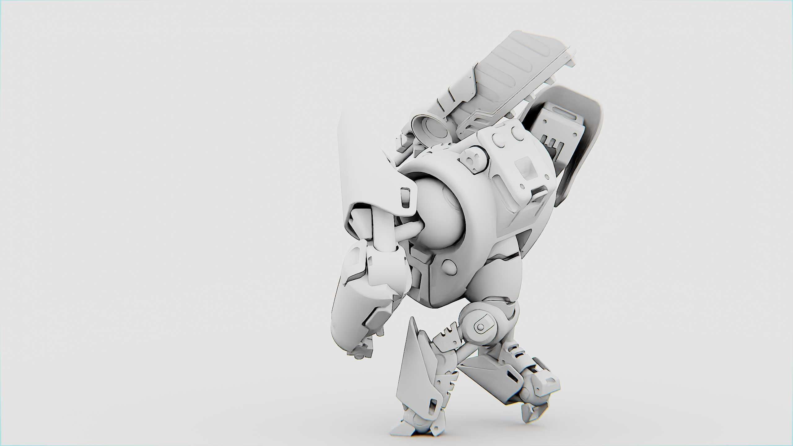 BATTLE DROID PHOVOSH Rigged for Unreal Engine - Unity - MIXAMO  3D model_33