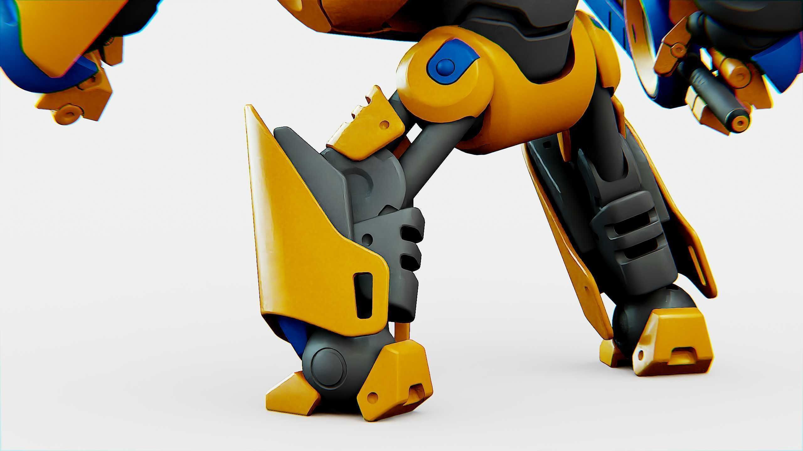 BATTLE DROID PHOVOSH Rigged for Unreal Engine - Unity - MIXAMO  3D model_20