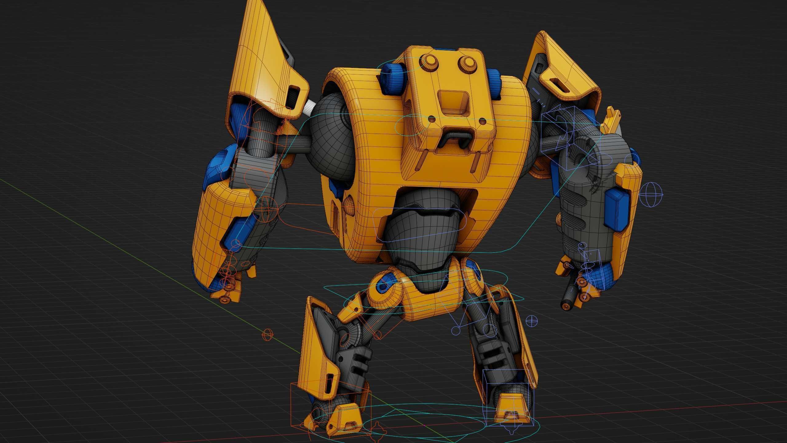 BATTLE DROID PHOVOSH Rigged for Unreal Engine - Unity - MIXAMO  3D model_38