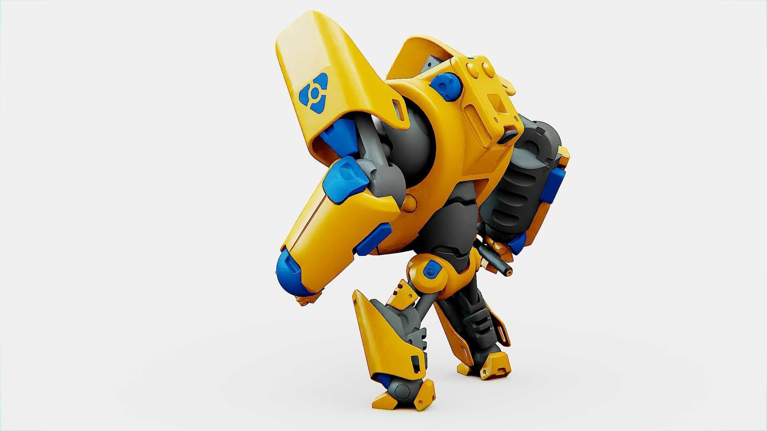 BATTLE DROID PHOVOSH Rigged for Unreal Engine - Unity - MIXAMO  3D model_7