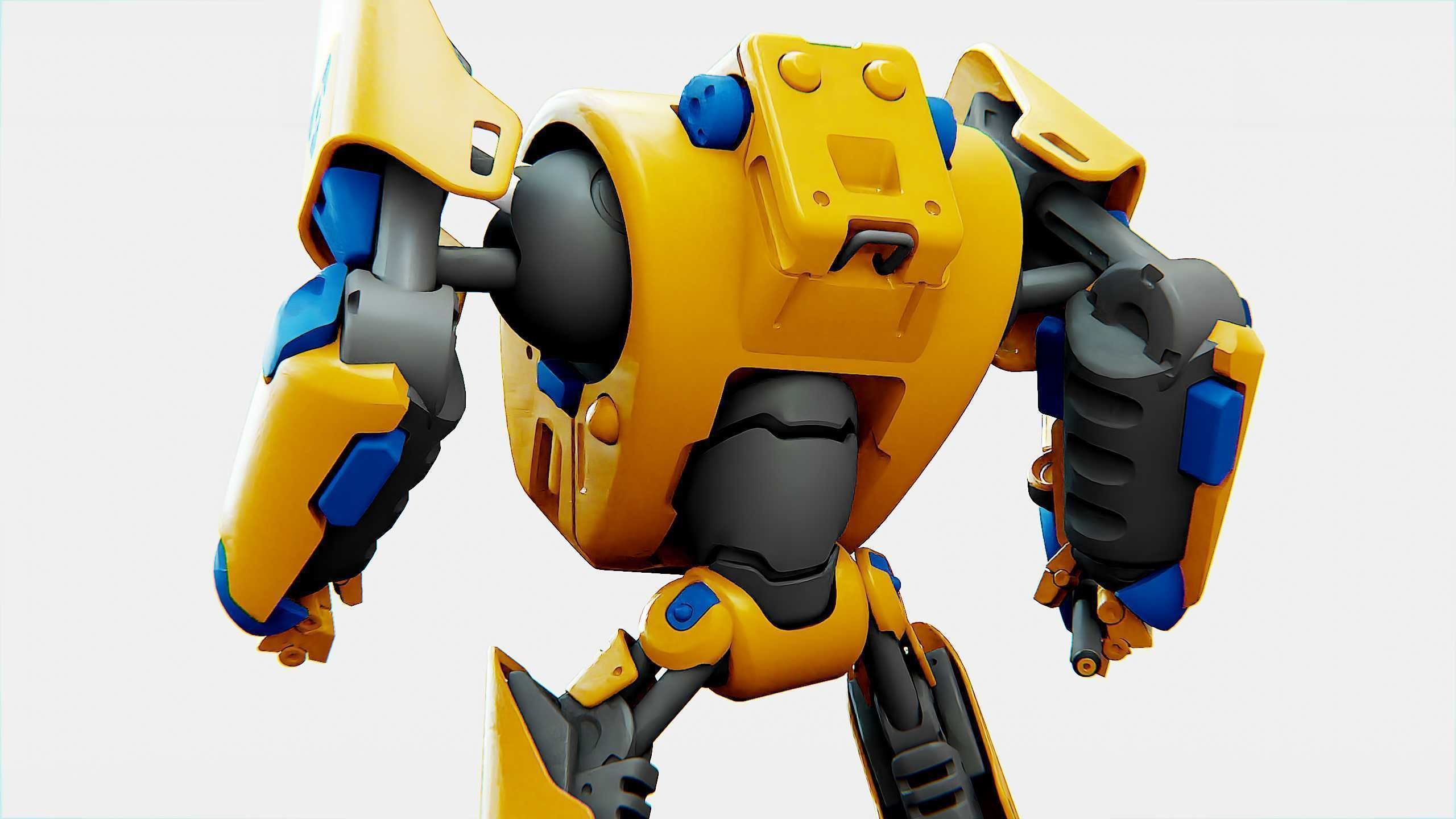 BATTLE DROID PHOVOSH Rigged for Unreal Engine - Unity - MIXAMO  3D model_19