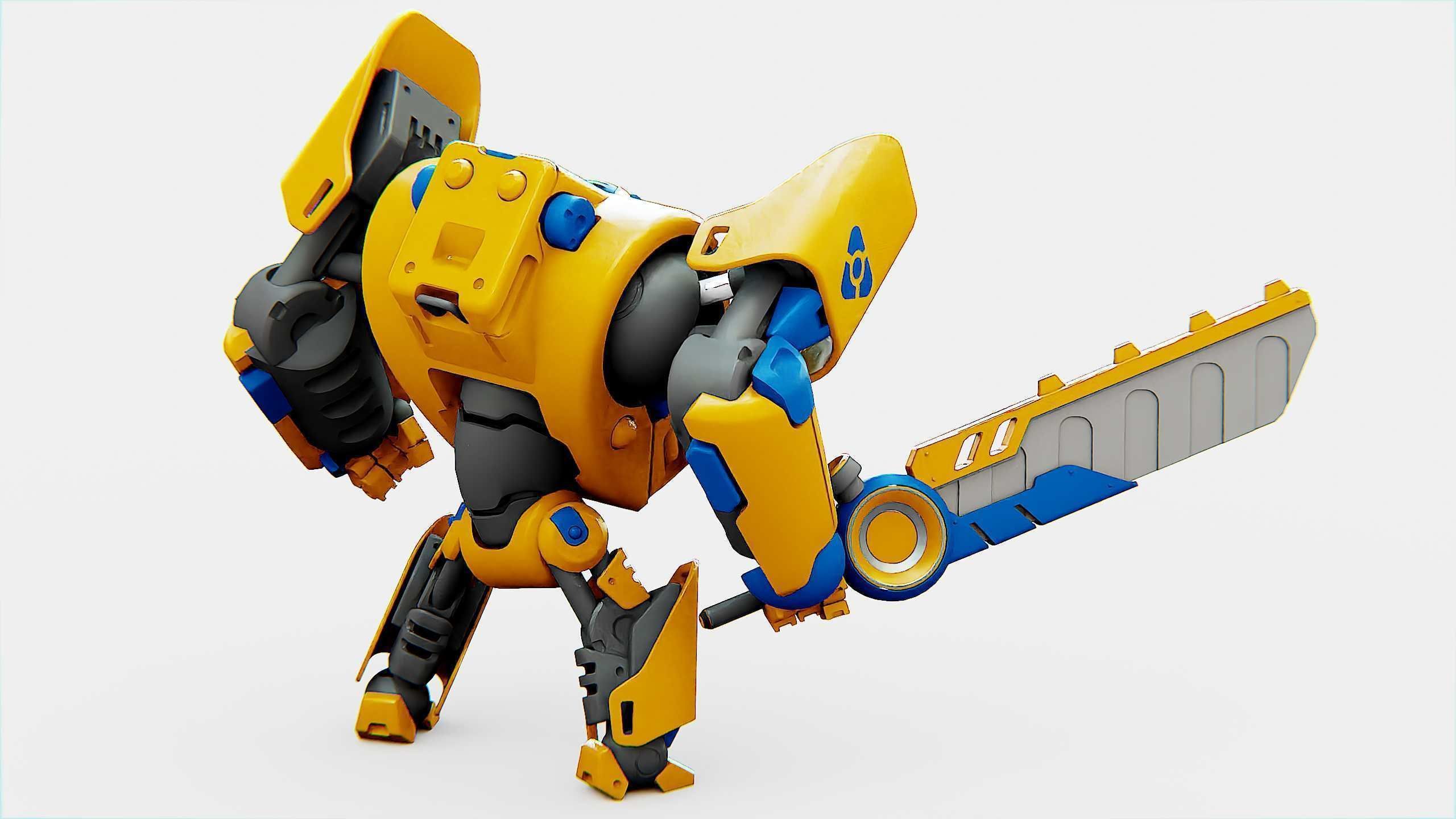 BATTLE DROID PHOVOSH Rigged for Unreal Engine - Unity - MIXAMO  3D model_12