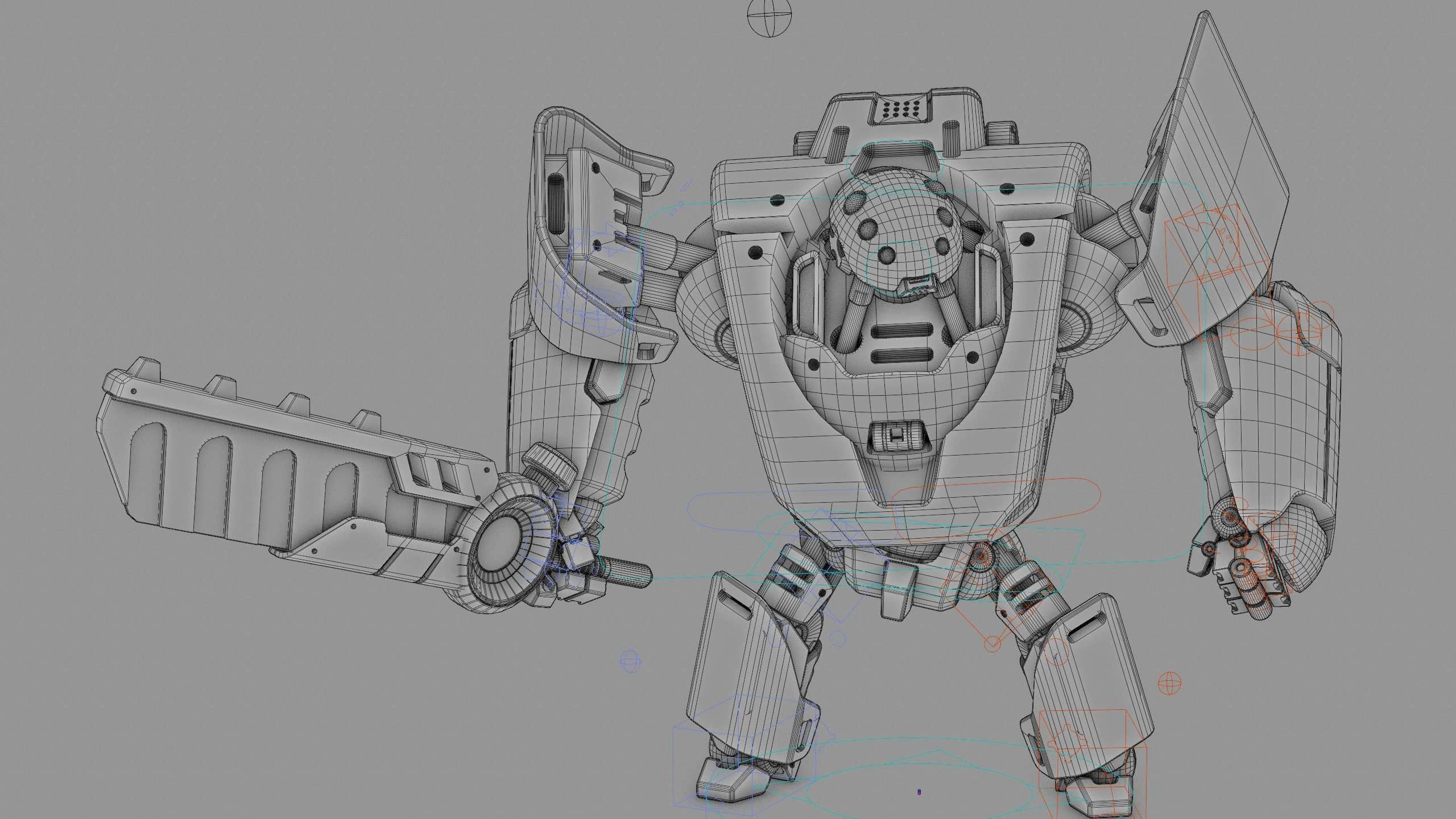 BATTLE DROID PHOVOSH Rigged for Unreal Engine - Unity - MIXAMO  3D model_42