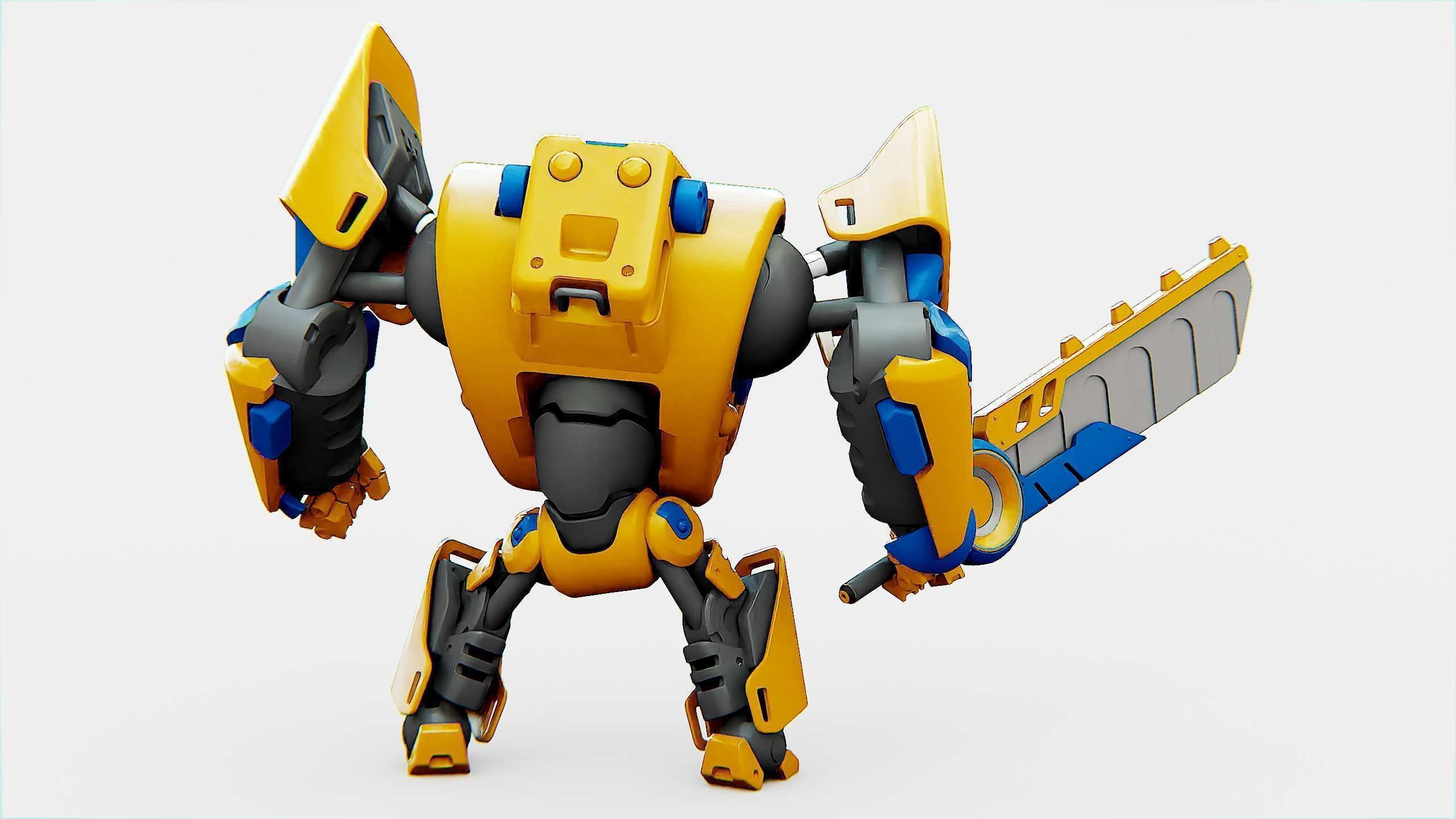 BATTLE DROID PHOVOSH Rigged for Unreal Engine - Unity - MIXAMO  3D model_11