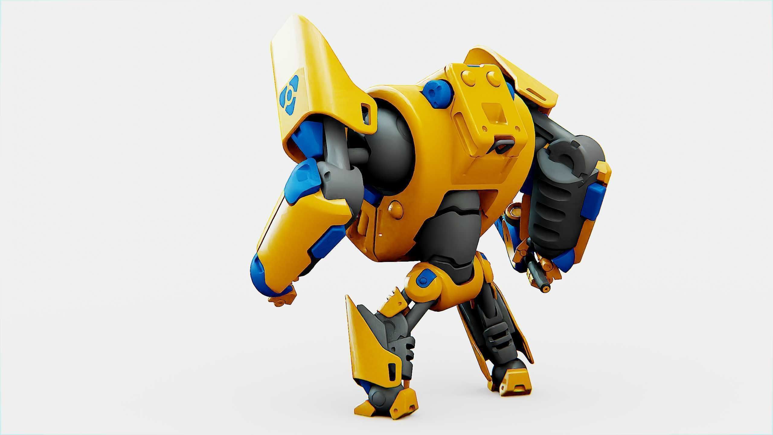 BATTLE DROID PHOVOSH Rigged for Unreal Engine - Unity - MIXAMO  3D model_8