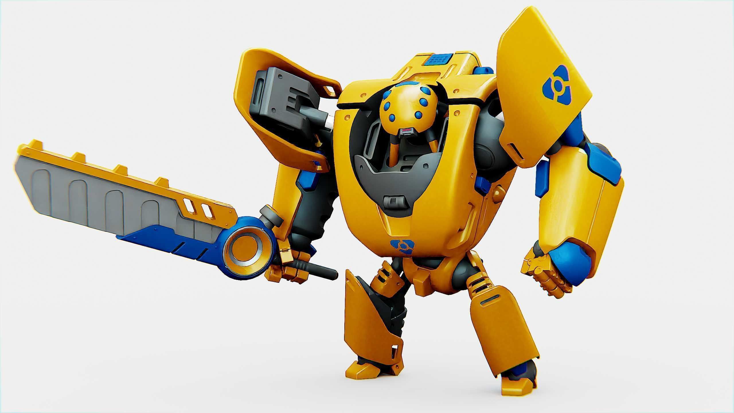 BATTLE DROID PHOVOSH Rigged for Unreal Engine - Unity - MIXAMO  3D model_2