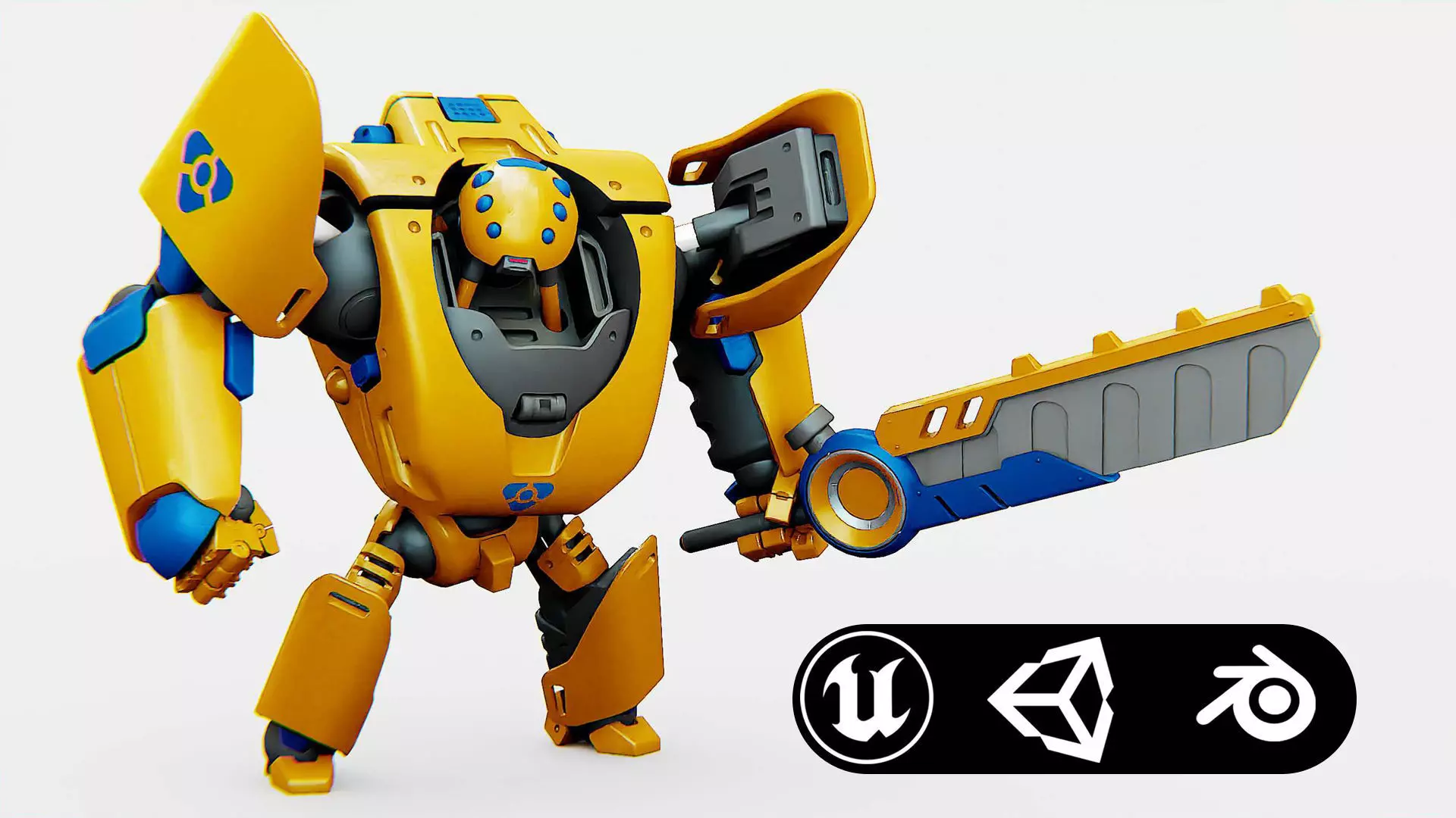 BATTLE DROID PHOVOSH Rigged for Unreal Engine - Unity - MIXAMO  3D model_0