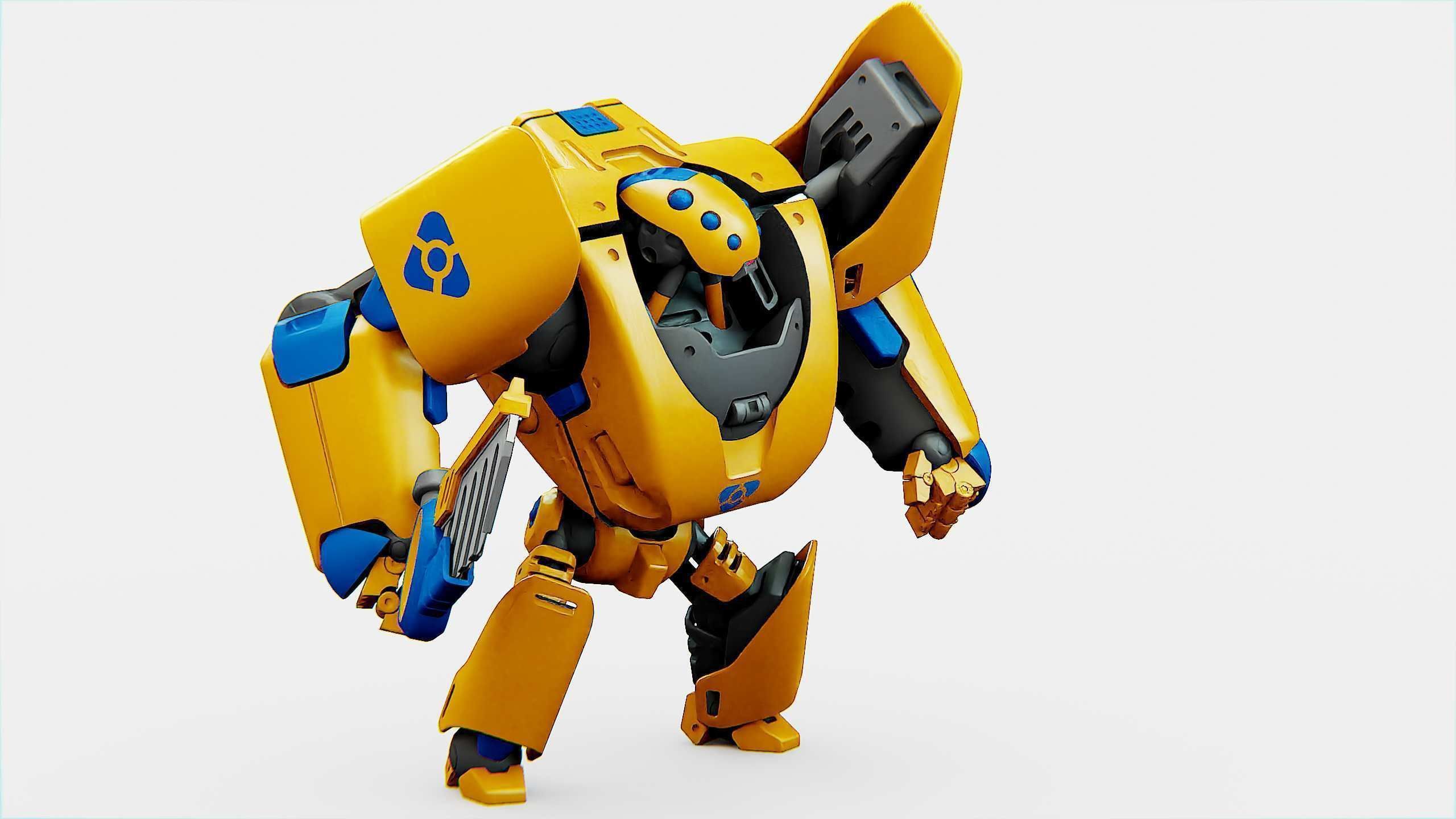 BATTLE DROID PHOVOSH Rigged for Unreal Engine - Unity - MIXAMO  3D model_15