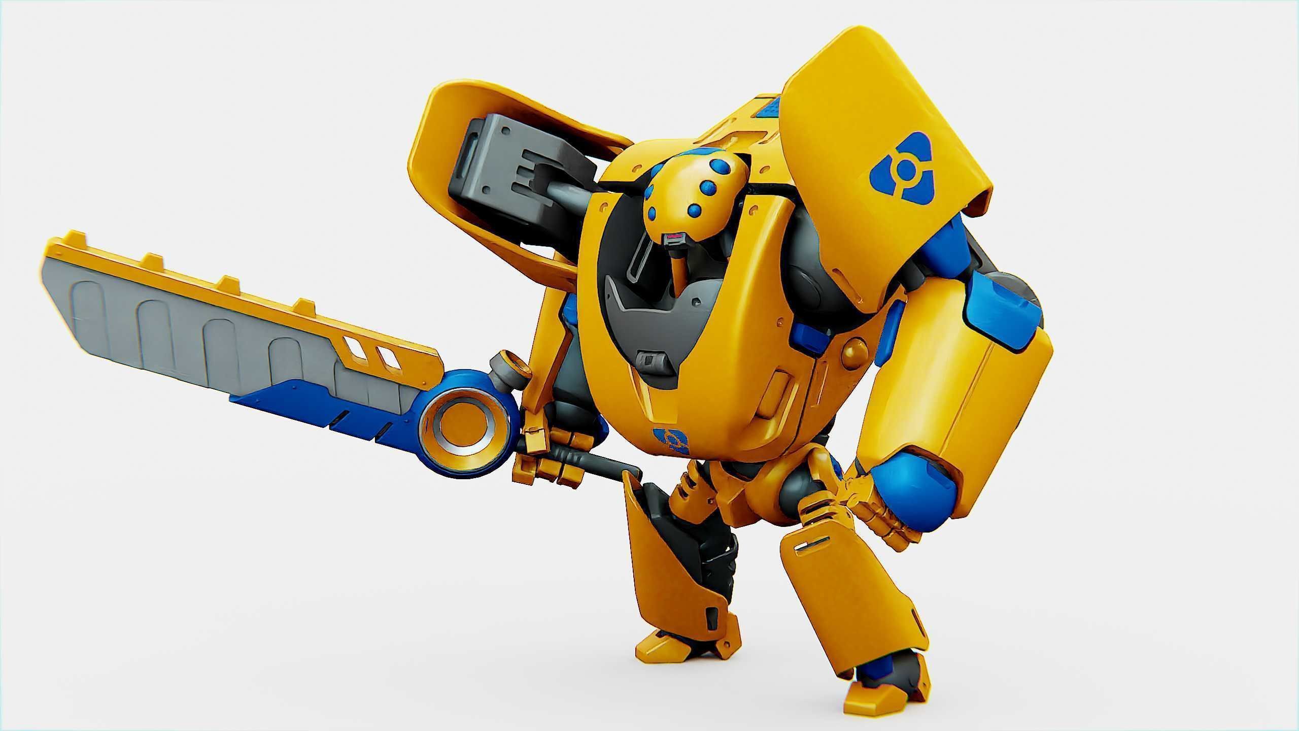 BATTLE DROID PHOVOSH Rigged for Unreal Engine - Unity - MIXAMO  3D model_3