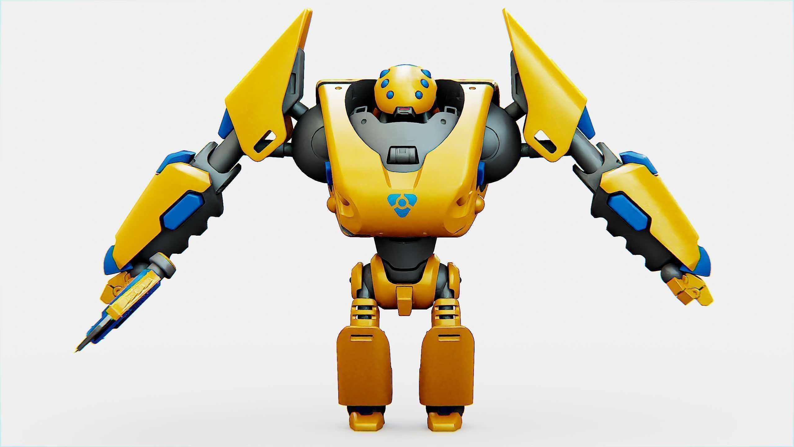 BATTLE DROID PHOVOSH Rigged for Unreal Engine - Unity - MIXAMO  3D model_24