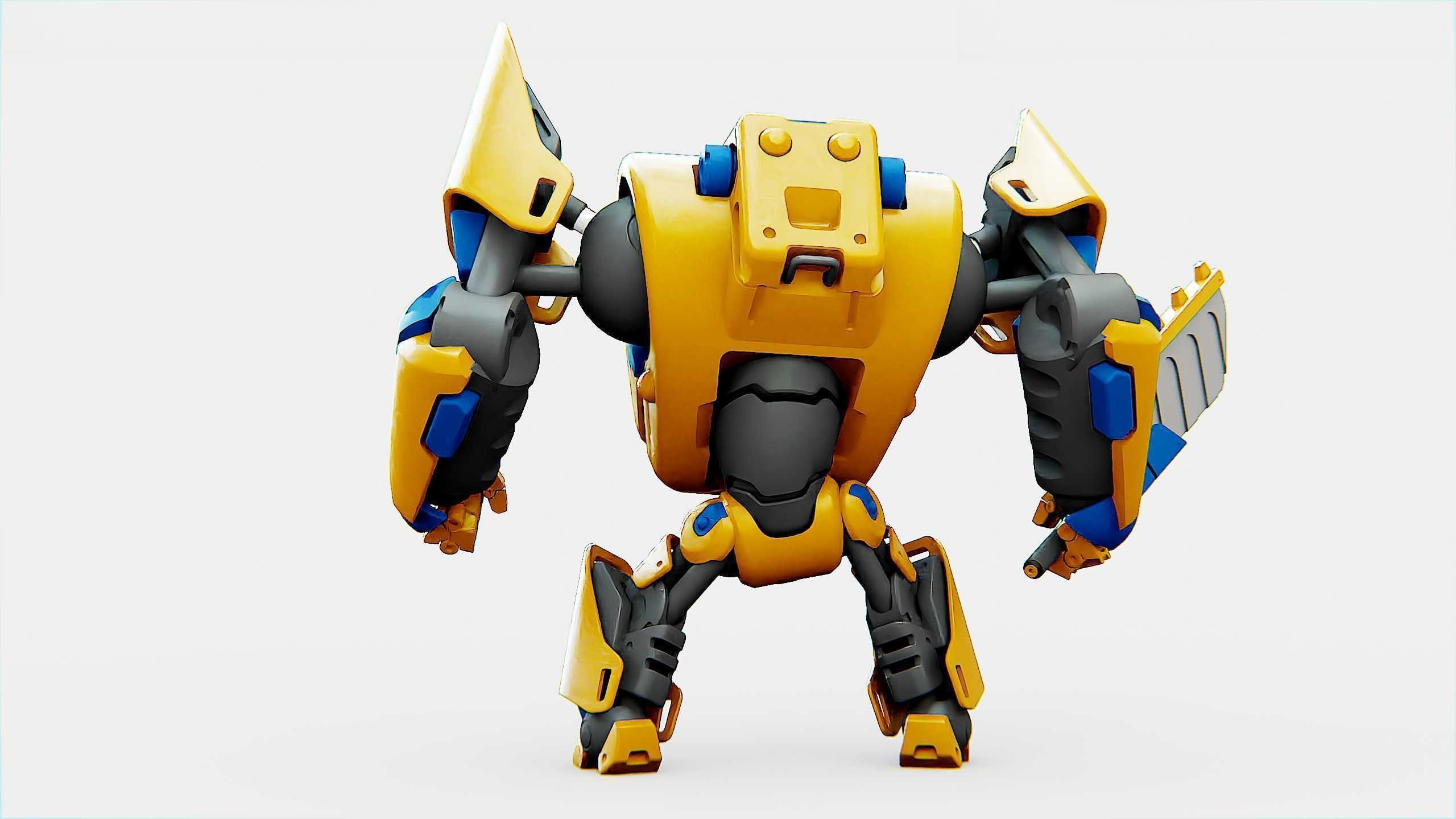 BATTLE DROID PHOVOSH Rigged for Unreal Engine - Unity - MIXAMO  3D model_10