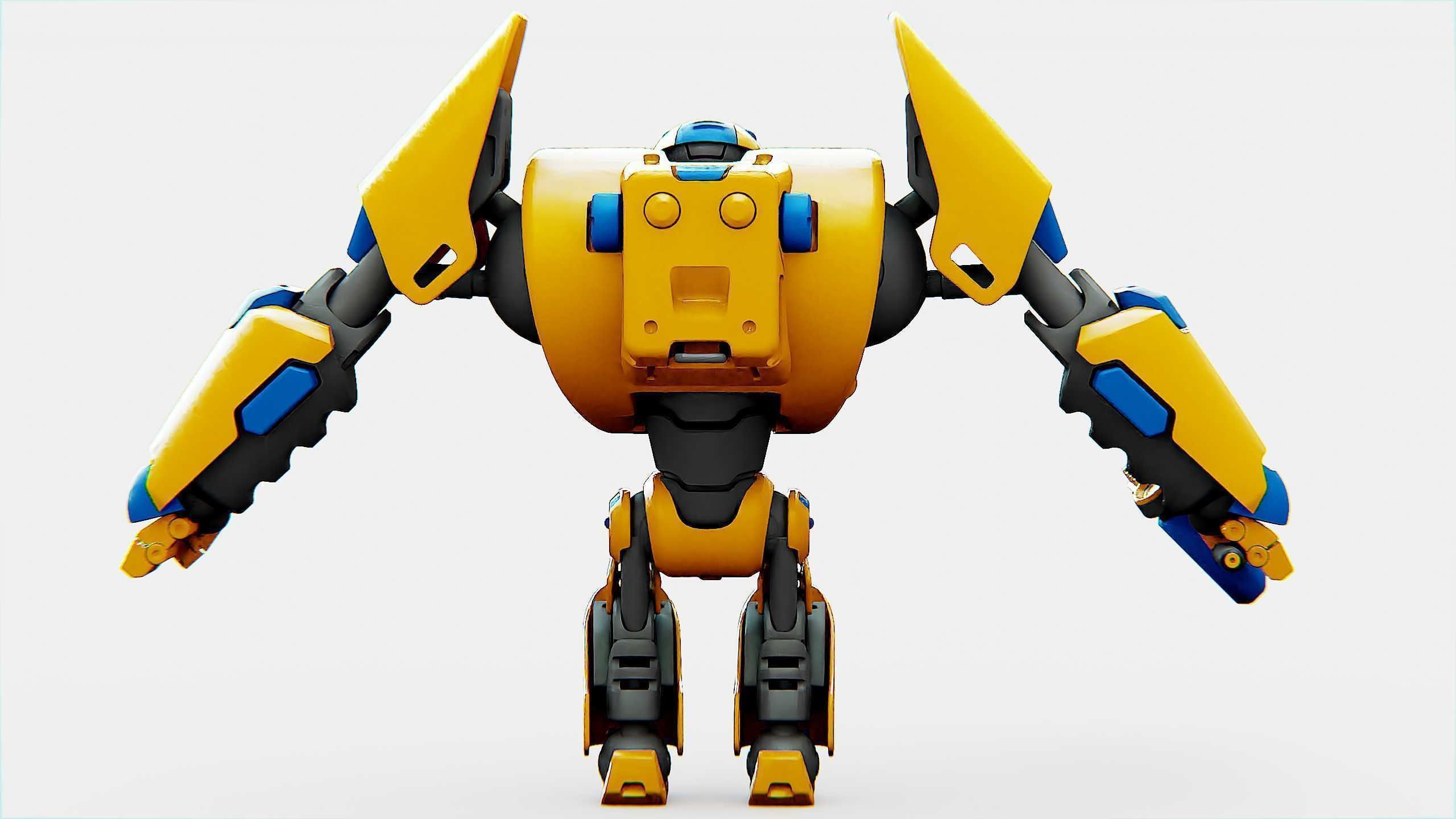 BATTLE DROID PHOVOSH Rigged for Unreal Engine - Unity - MIXAMO  3D model_25