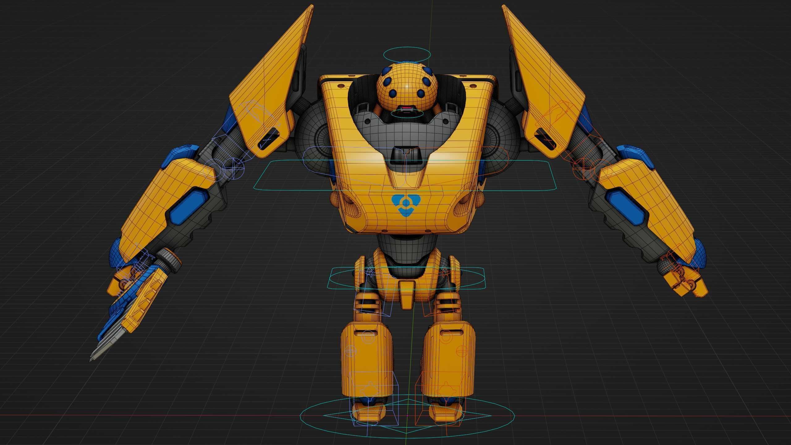 BATTLE DROID PHOVOSH Rigged for Unreal Engine - Unity - MIXAMO  3D model_39