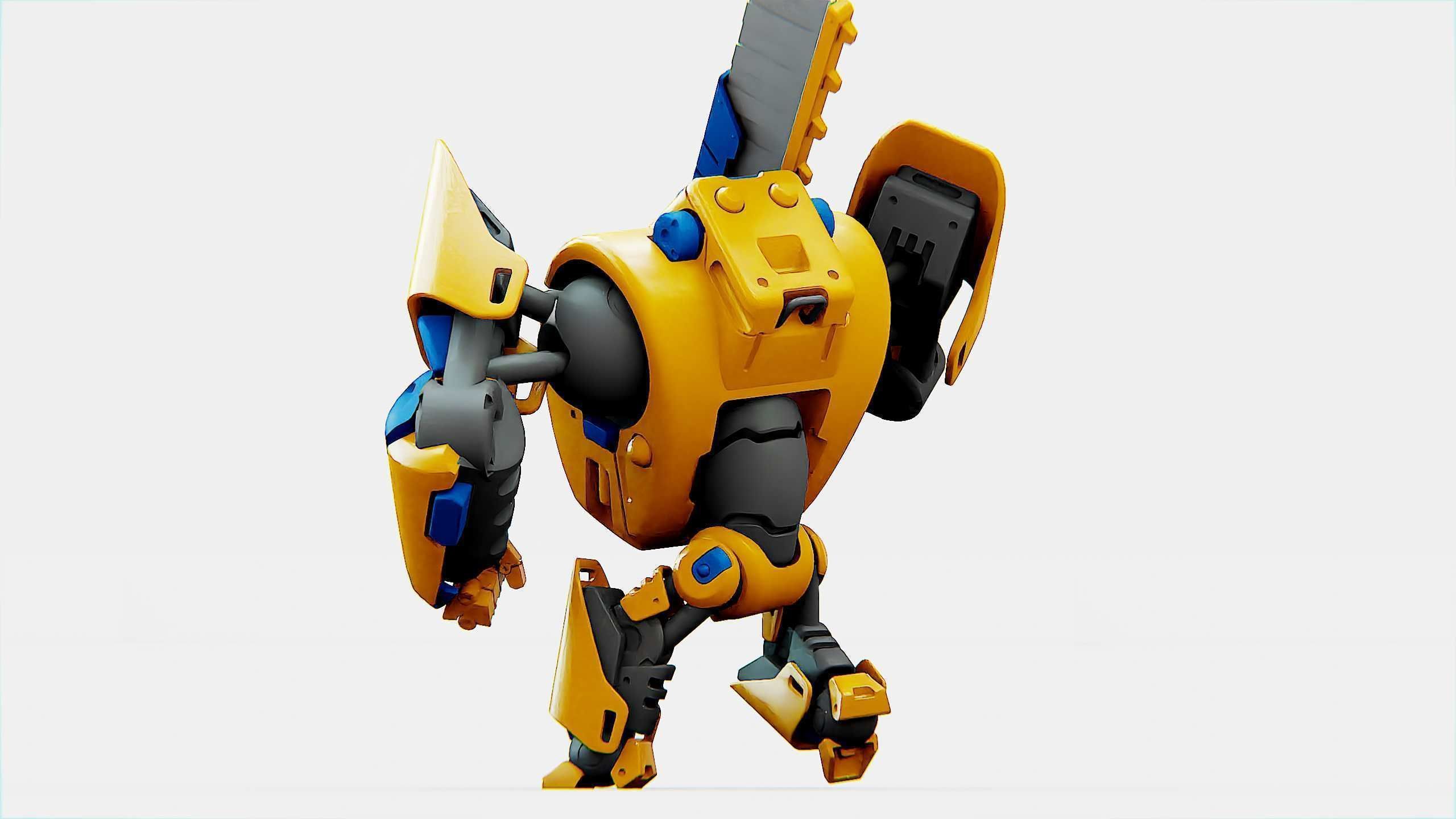 BATTLE DROID PHOVOSH Rigged for Unreal Engine - Unity - MIXAMO  3D model_28