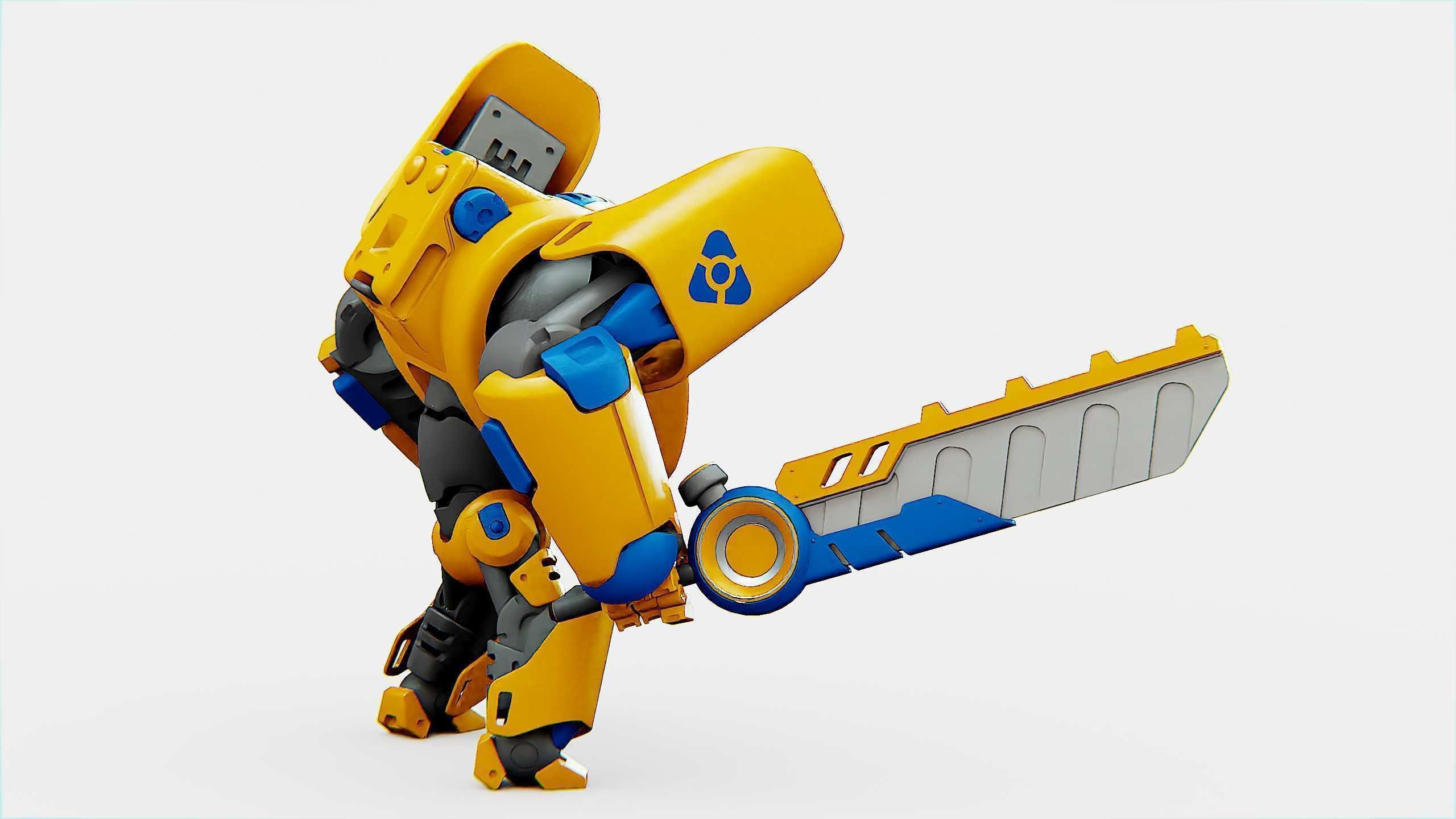 BATTLE DROID PHOVOSH Rigged for Unreal Engine - Unity - MIXAMO  3D model_13