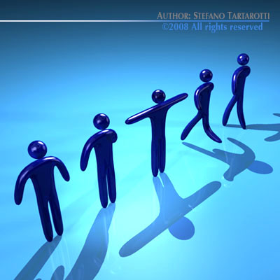 Stilized figures 3D model_1