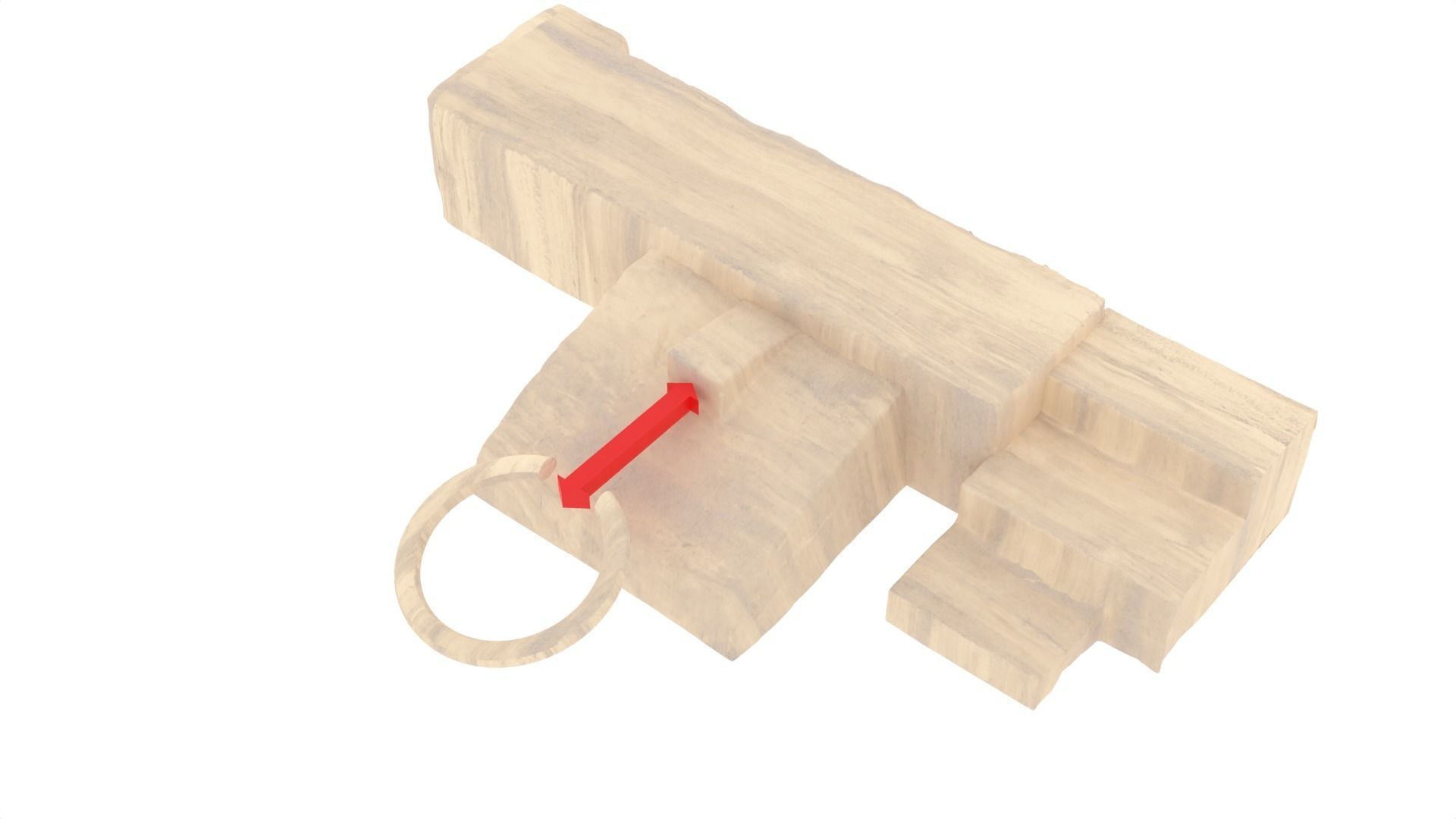 Set 1 Cantina main Entrance Outside 1-18 scale Hasbro Kenner 3D Model Collection_14