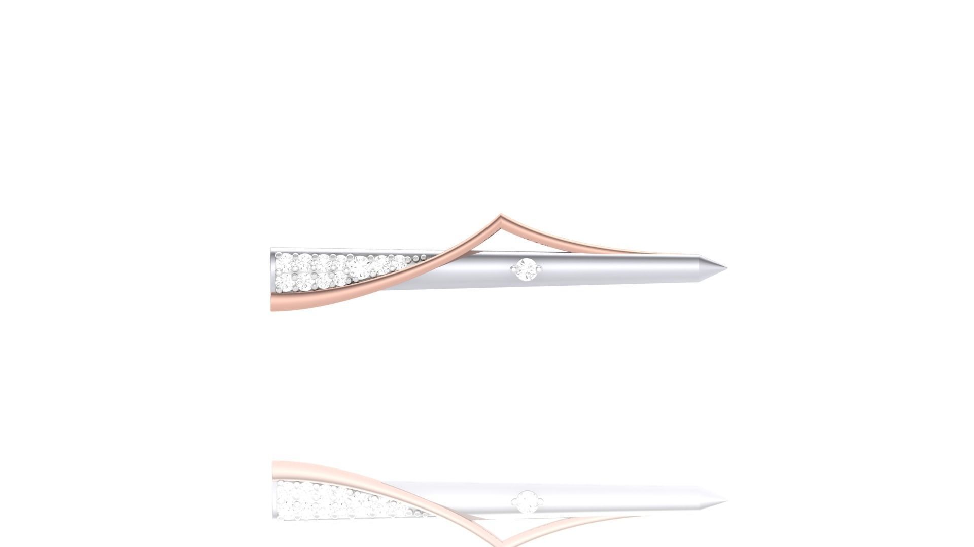 TiePin 3D print model_2