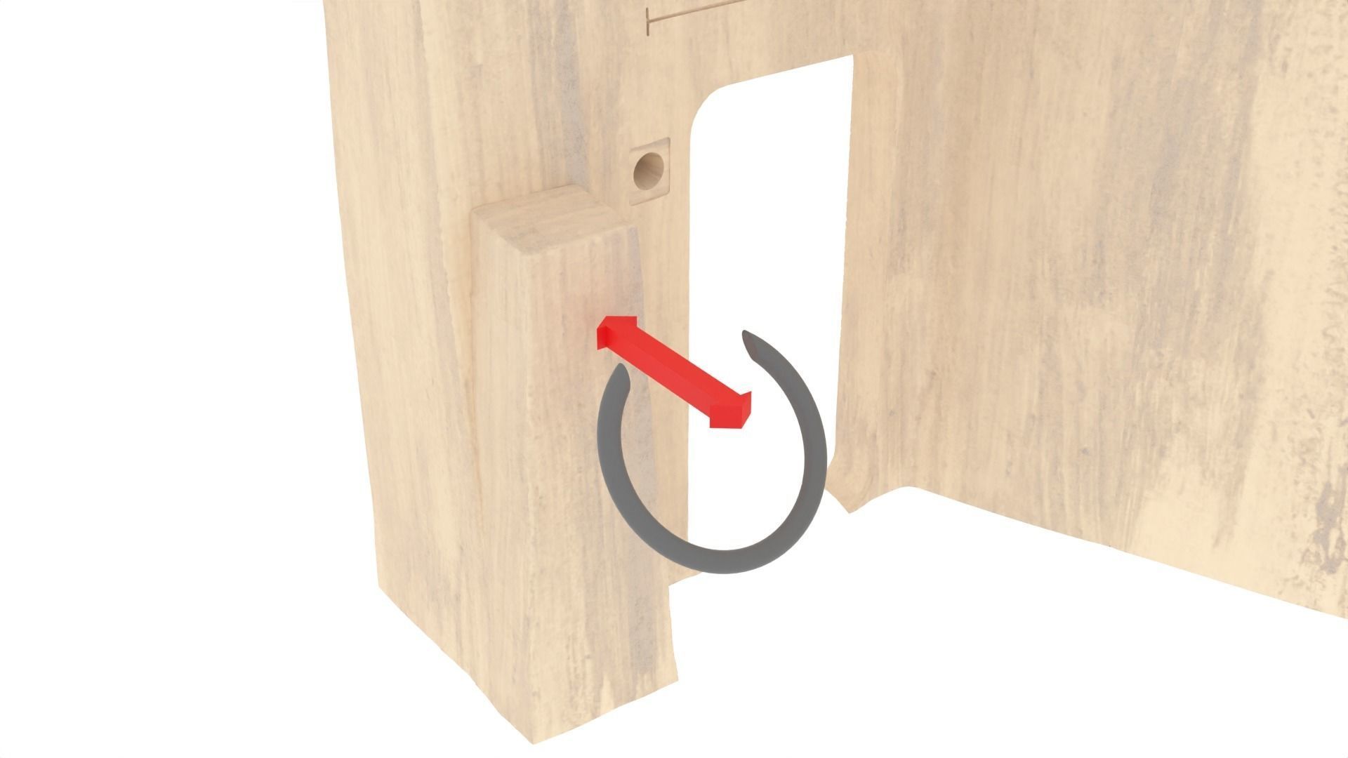 Set 1 Cantina main Entrance Outside 1-6 scale 3D Model Collection_16